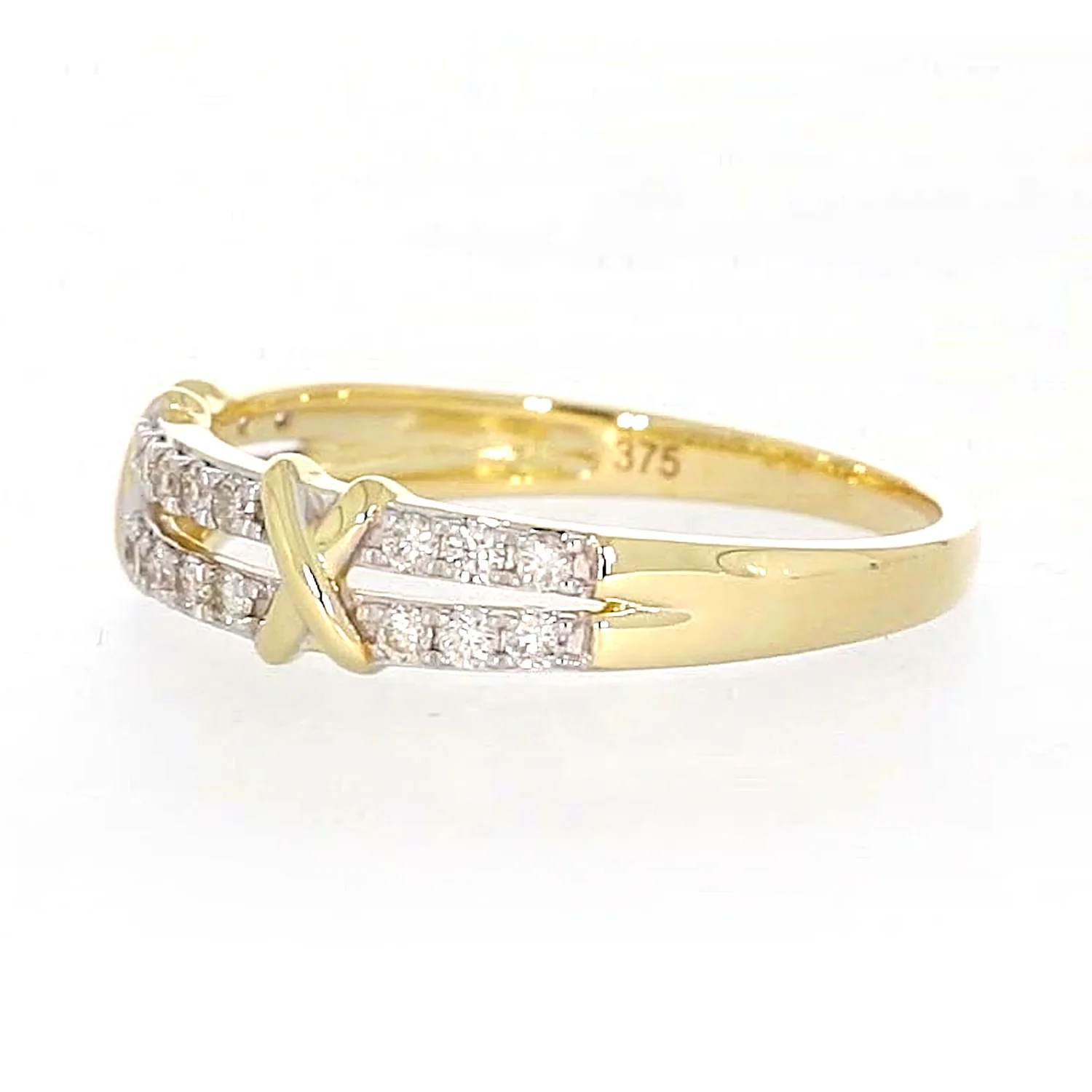 9ct Yellow Gold Round Brilliant Cut with 1/4 CARAT tw of Diamonds Ring - Image 15