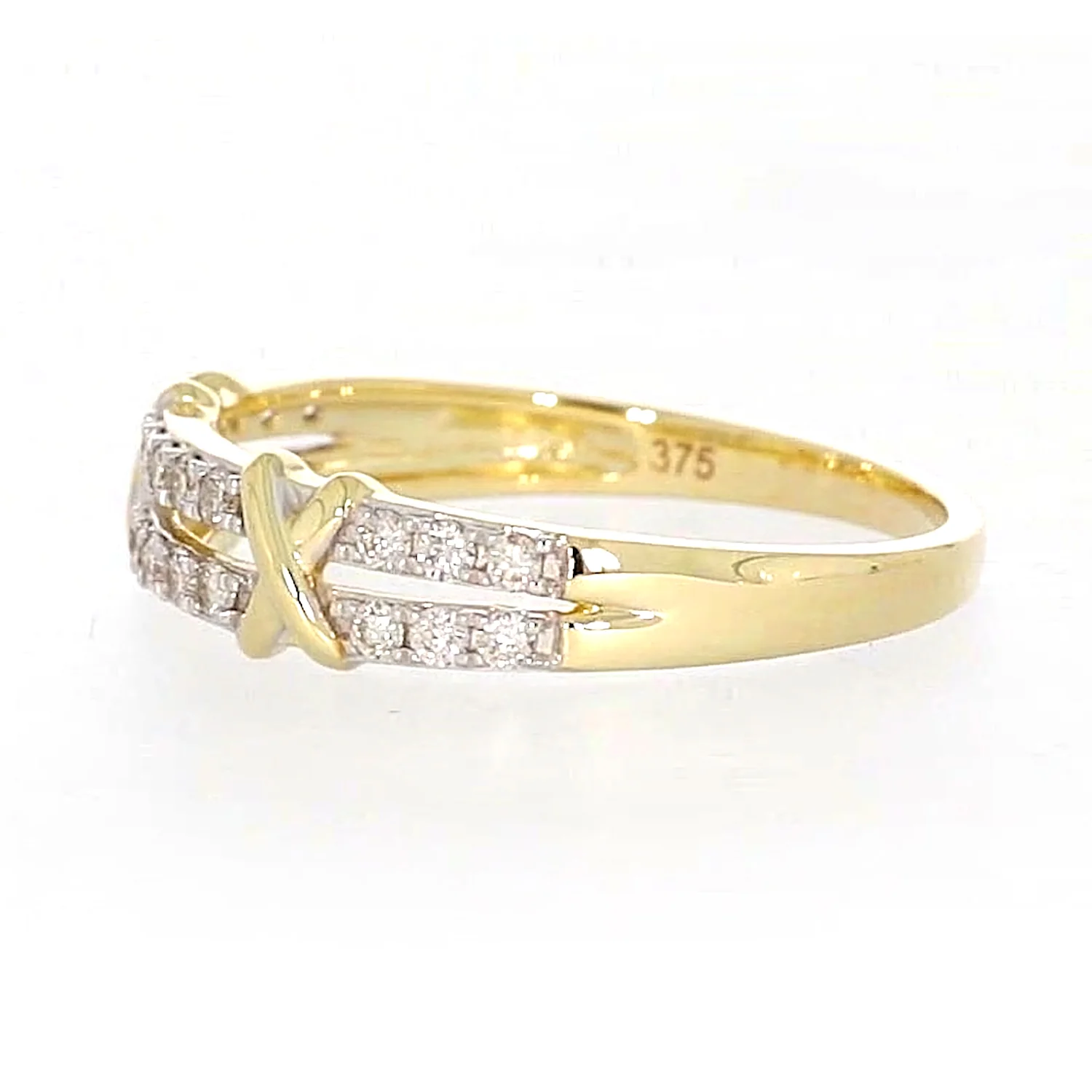 9ct Yellow Gold Round Brilliant Cut with 1/4 CARAT tw of Diamonds Ring - Image 16