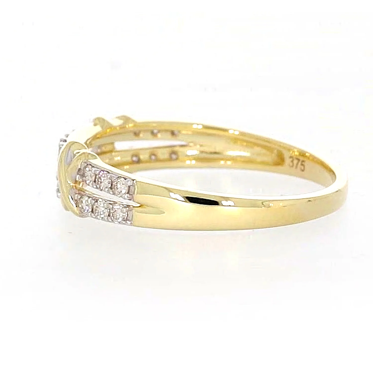9ct Yellow Gold Round Brilliant Cut with 1/4 CARAT tw of Diamonds Ring - Image 22