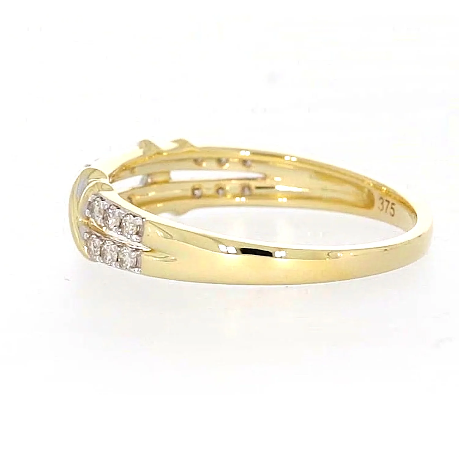 9ct Yellow Gold Round Brilliant Cut with 1/4 CARAT tw of Diamonds Ring - Image 24