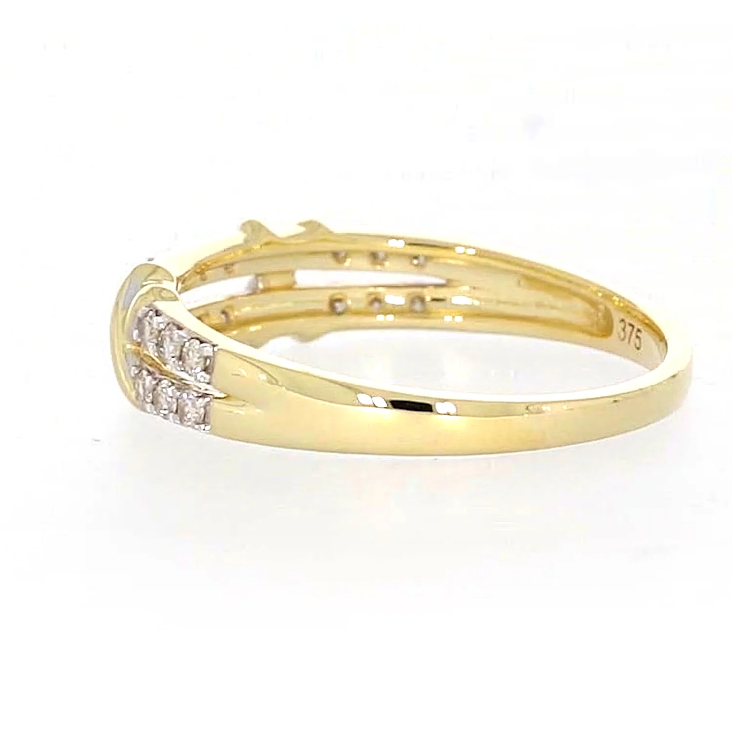 9ct Yellow Gold Round Brilliant Cut with 1/4 CARAT tw of Diamonds Ring - Image 25