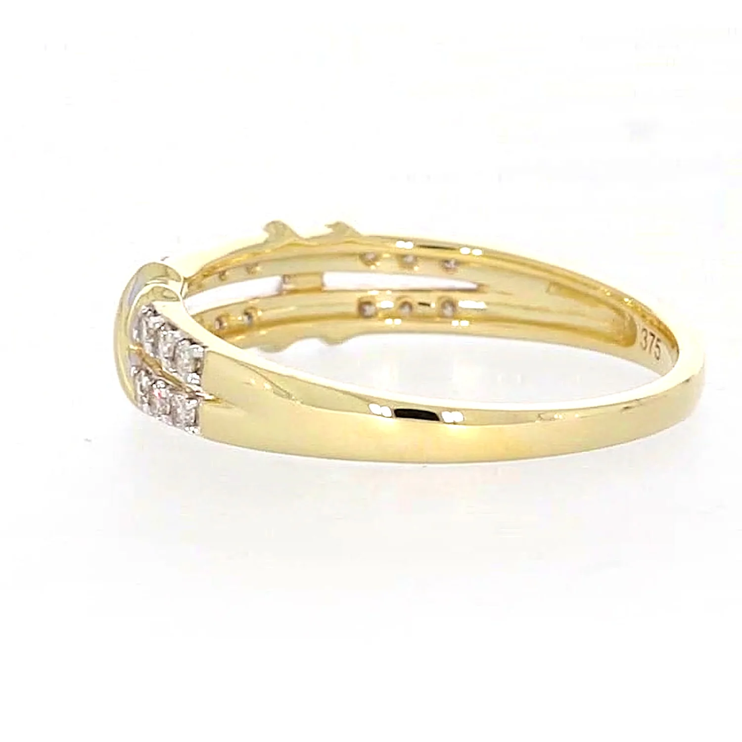 9ct Yellow Gold Round Brilliant Cut with 1/4 CARAT tw of Diamonds Ring - Image 26