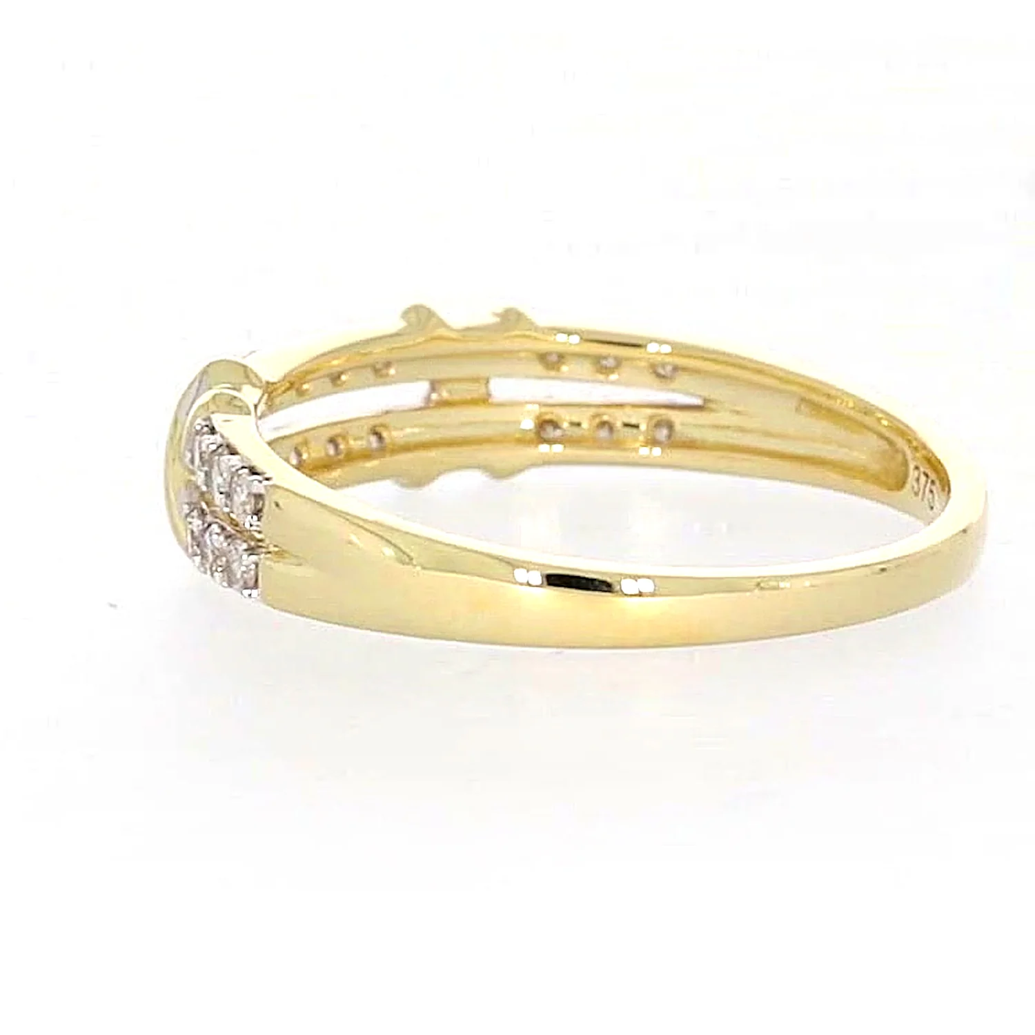 9ct Yellow Gold Round Brilliant Cut with 1/4 CARAT tw of Diamonds Ring - Image 27