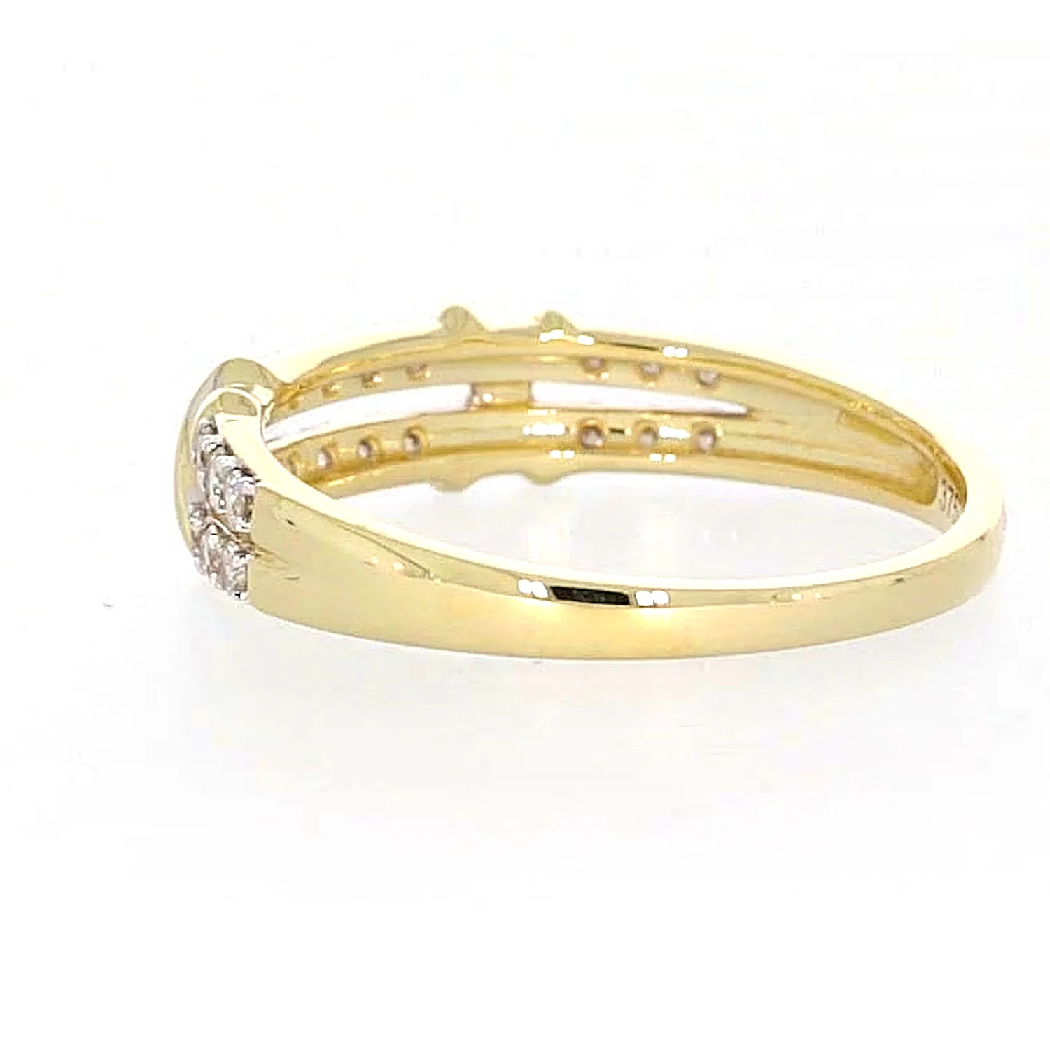 9ct Yellow Gold Round Brilliant Cut with 1/4 CARAT tw of Diamonds Ring - Image 28