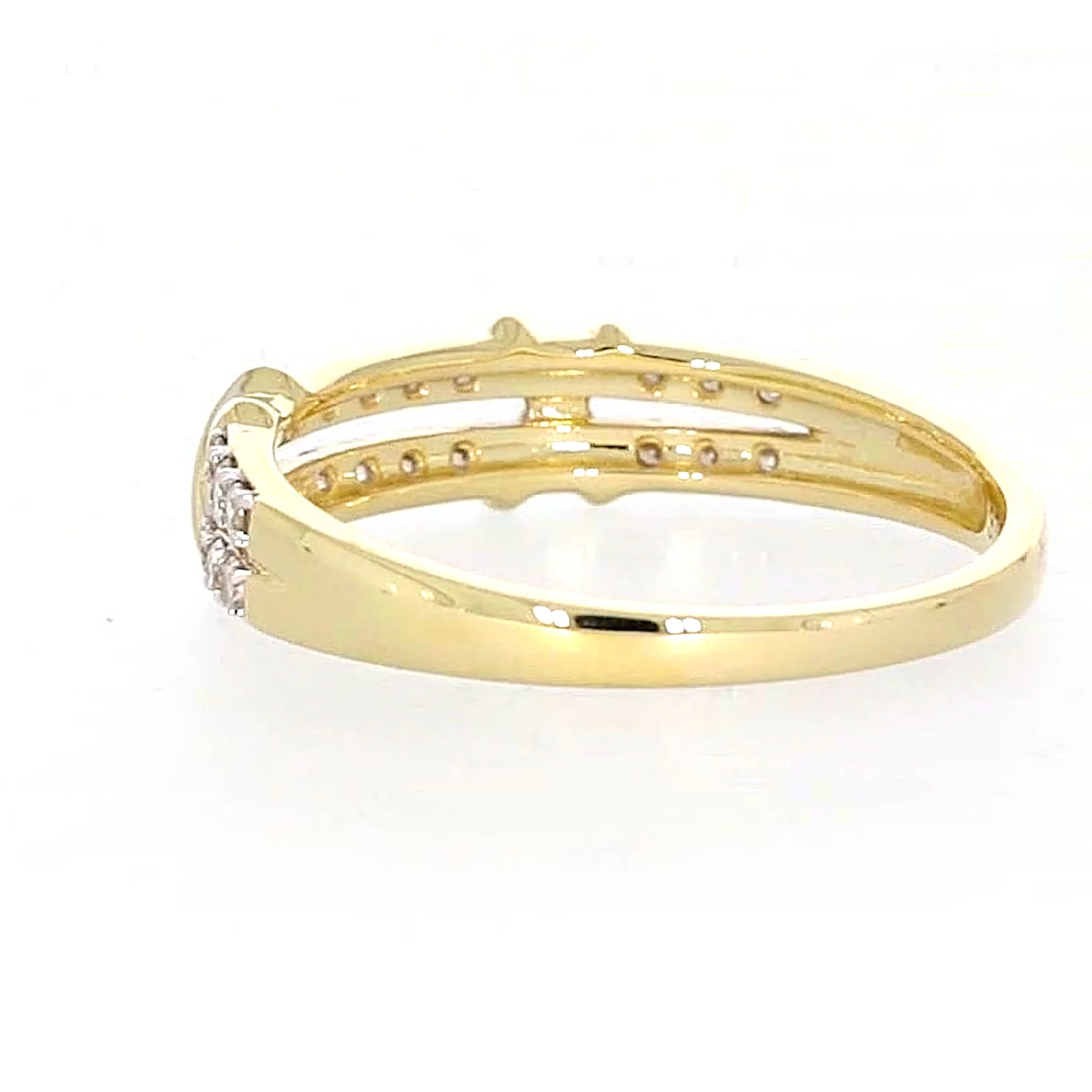 9ct Yellow Gold Round Brilliant Cut with 1/4 CARAT tw of Diamonds Ring - Image 29