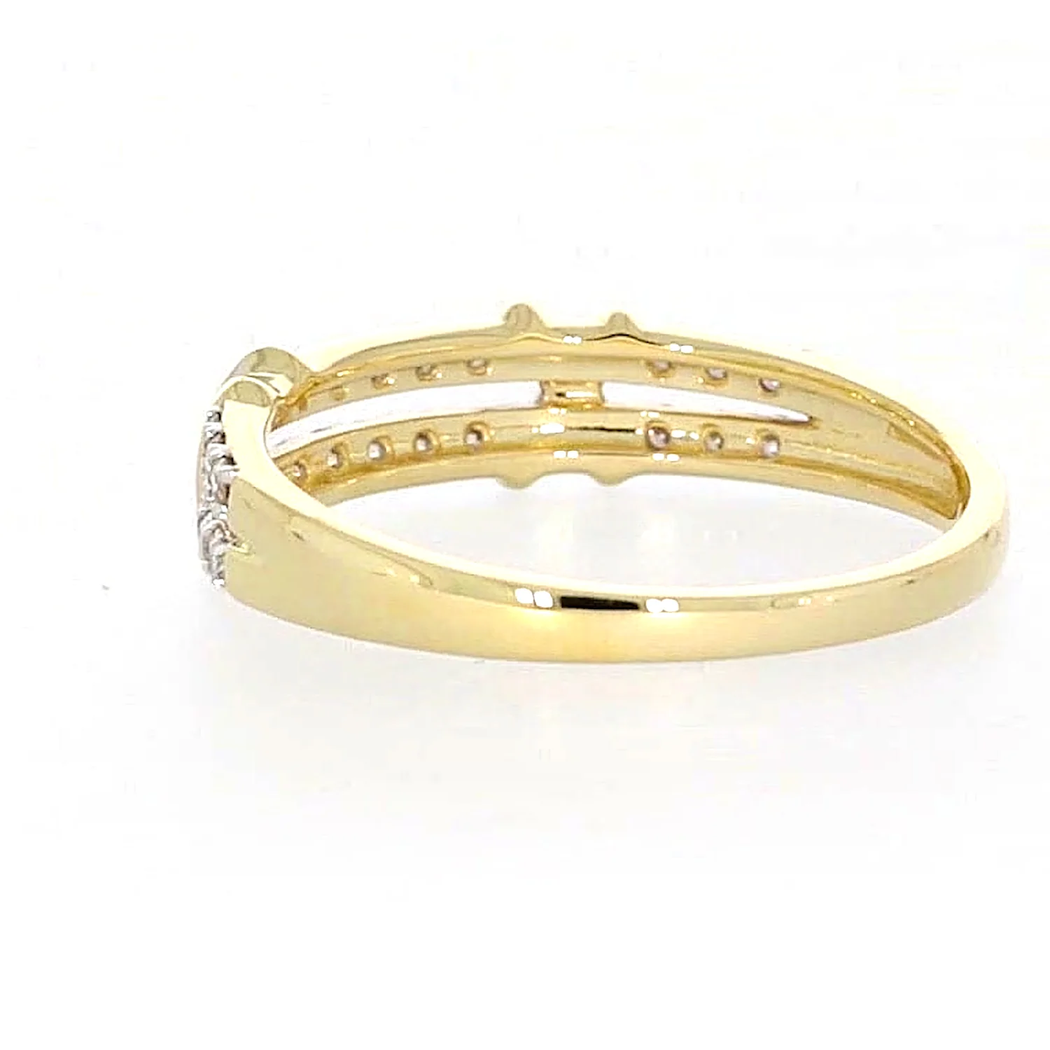 9ct Yellow Gold Round Brilliant Cut with 1/4 CARAT tw of Diamonds Ring - Image 30