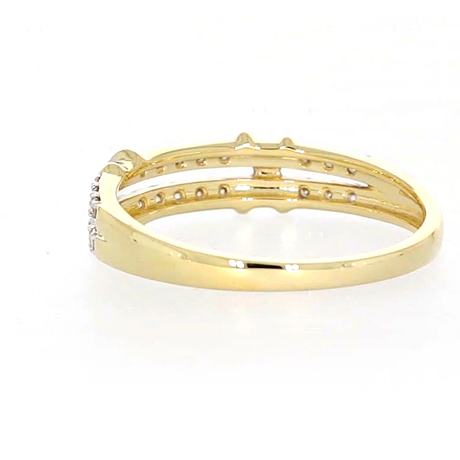 9ct Yellow Gold Round Brilliant Cut with 1/4 CARAT tw of Diamonds Ring - Image 31