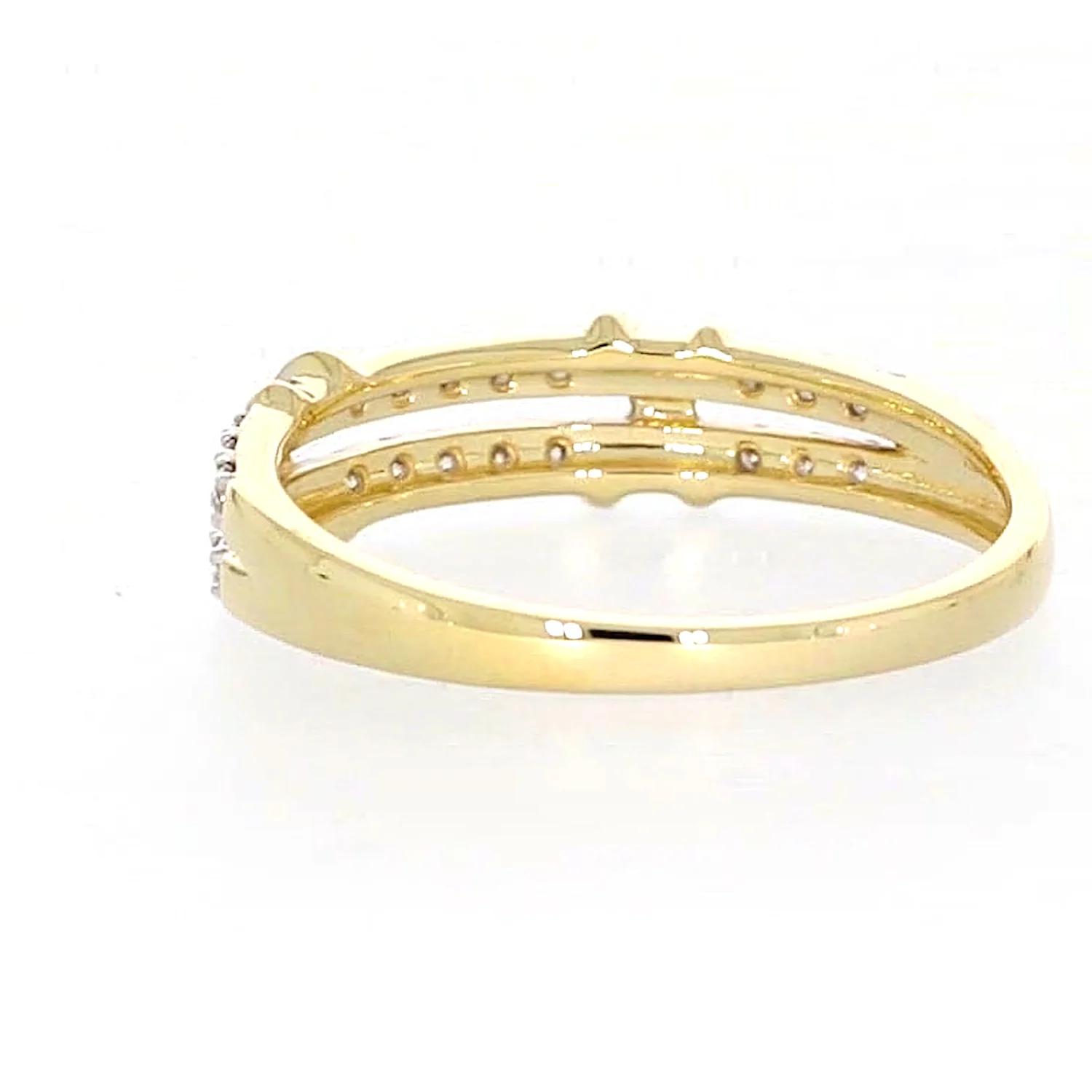 9ct Yellow Gold Round Brilliant Cut with 1/4 CARAT tw of Diamonds Ring - Image 32