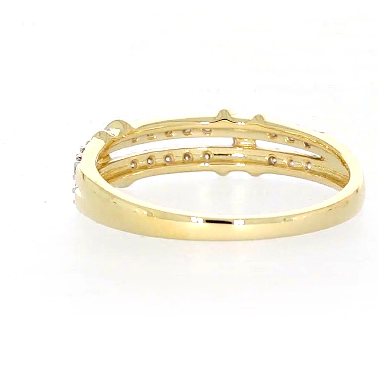 9ct Yellow Gold Round Brilliant Cut with 1/4 CARAT tw of Diamonds Ring - Image 33