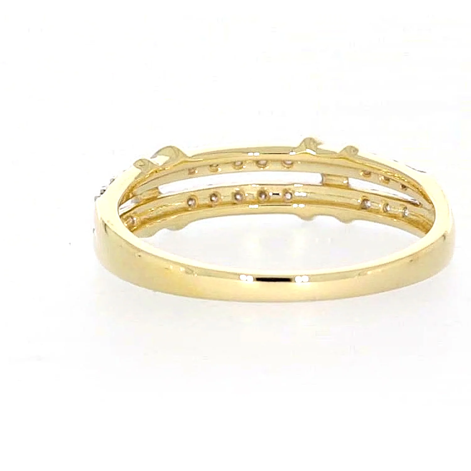 9ct Yellow Gold Round Brilliant Cut with 1/4 CARAT tw of Diamonds Ring - Image 35