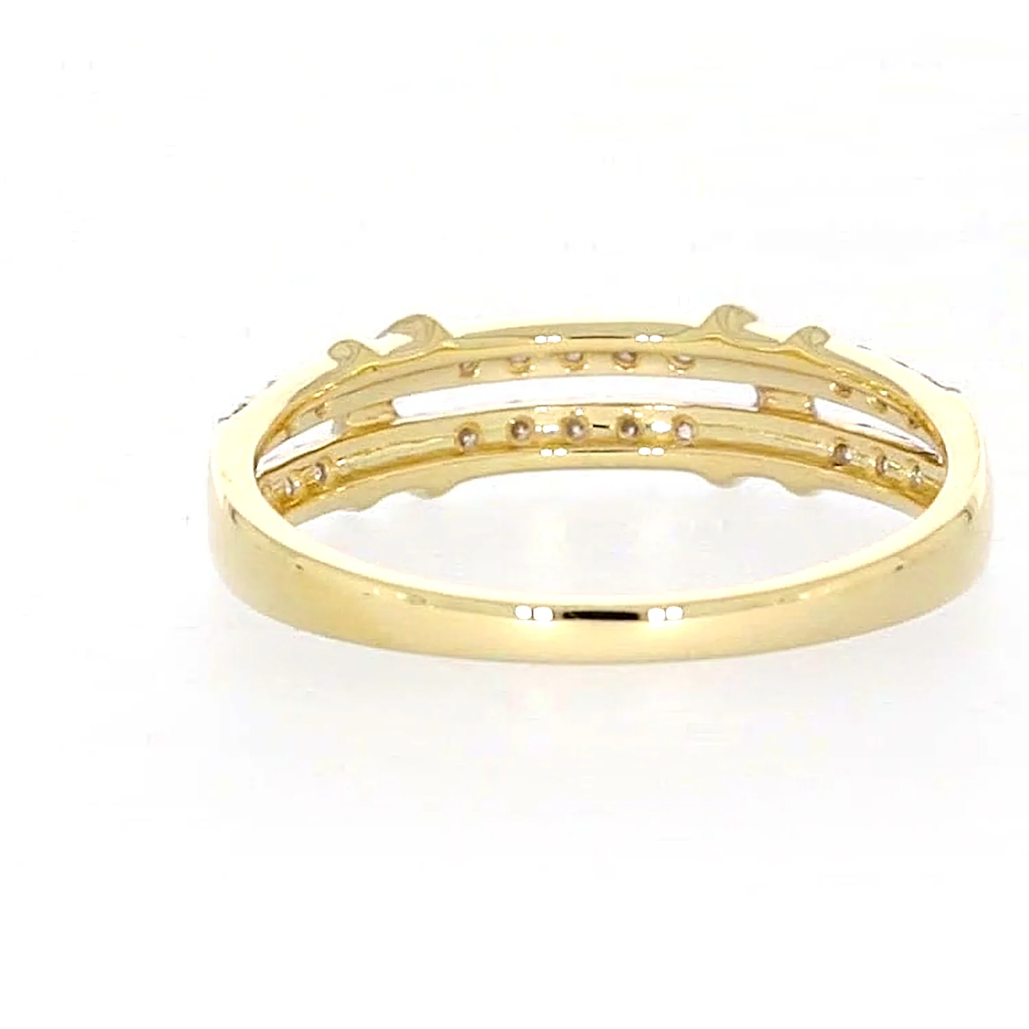 9ct Yellow Gold Round Brilliant Cut with 1/4 CARAT tw of Diamonds Ring - Image 37
