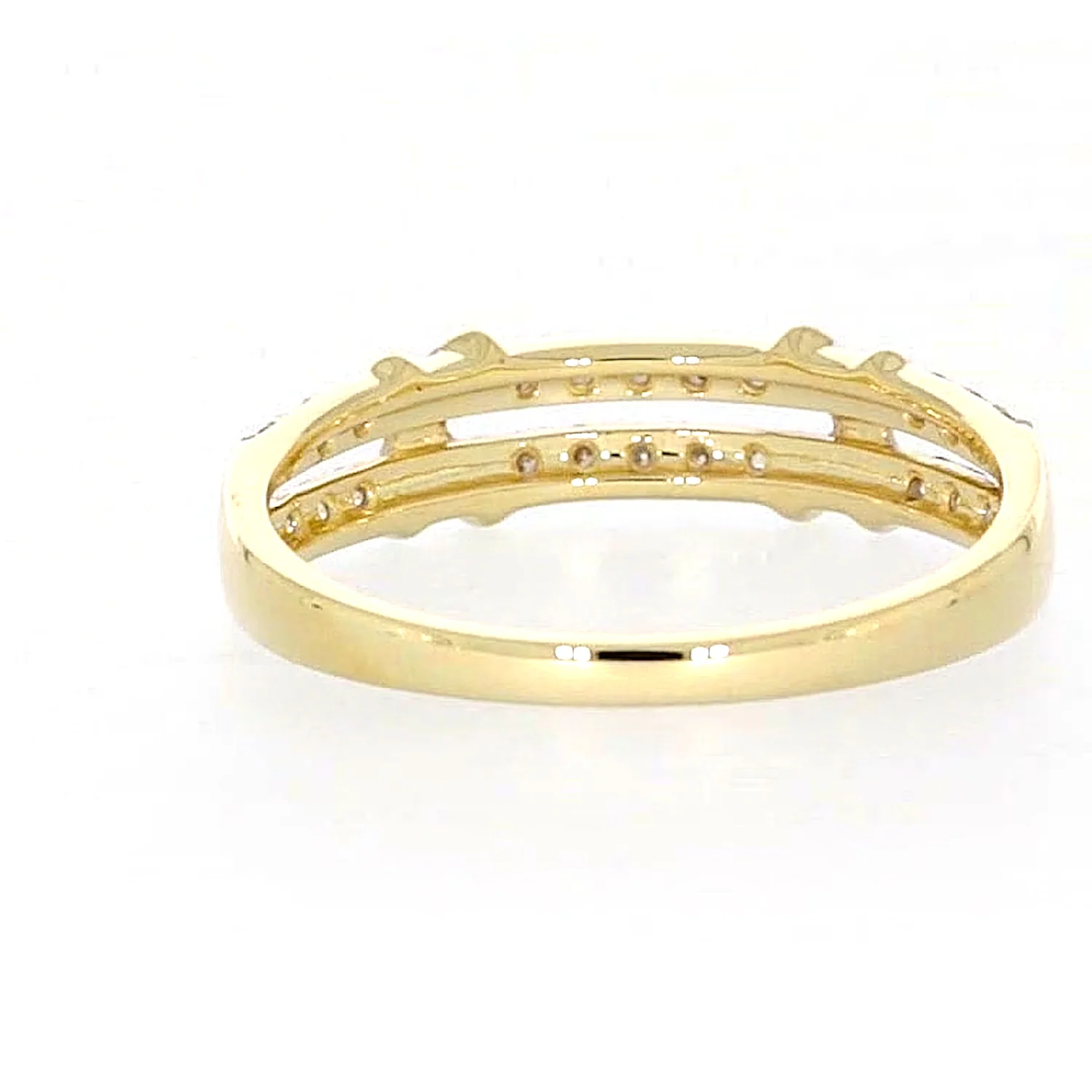 9ct Yellow Gold Round Brilliant Cut with 1/4 CARAT tw of Diamonds Ring - Image 38