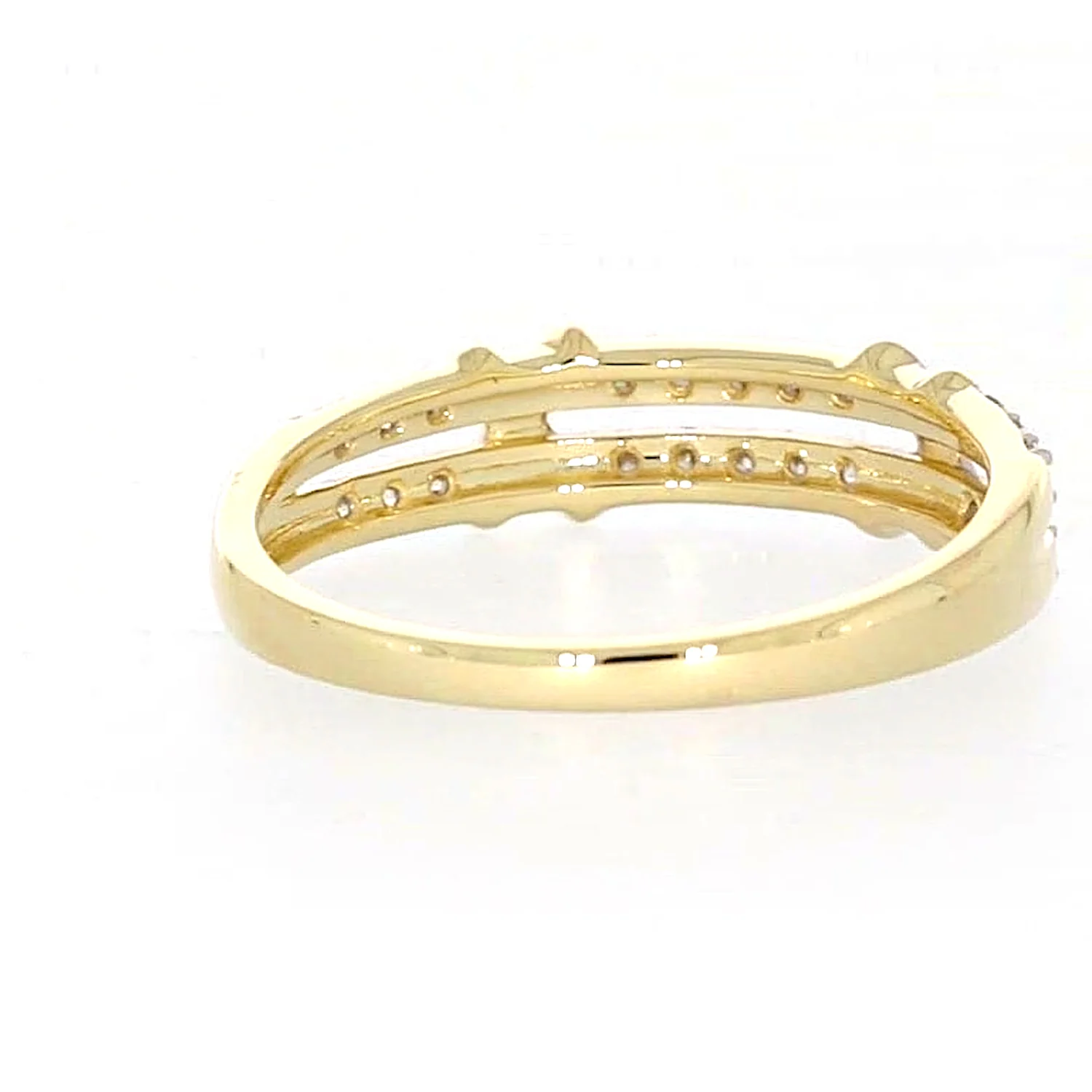 9ct Yellow Gold Round Brilliant Cut with 1/4 CARAT tw of Diamonds Ring - Image 41