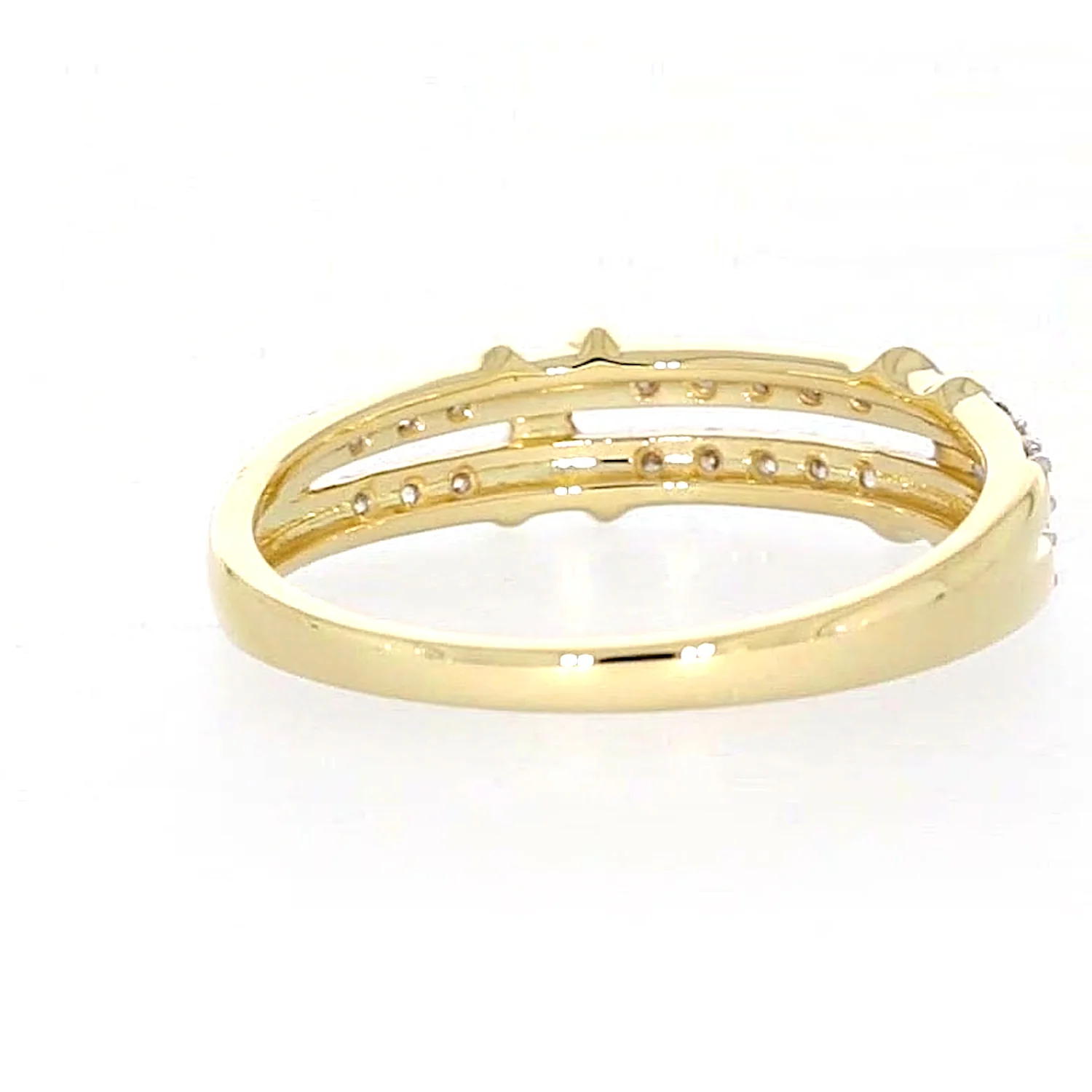 9ct Yellow Gold Round Brilliant Cut with 1/4 CARAT tw of Diamonds Ring - Image 42