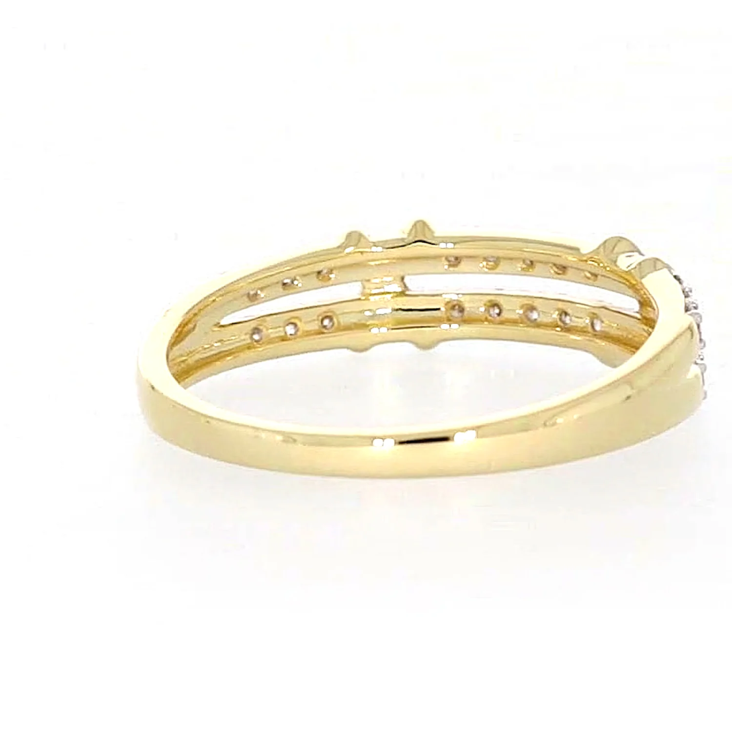 9ct Yellow Gold Round Brilliant Cut with 1/4 CARAT tw of Diamonds Ring - Image 43