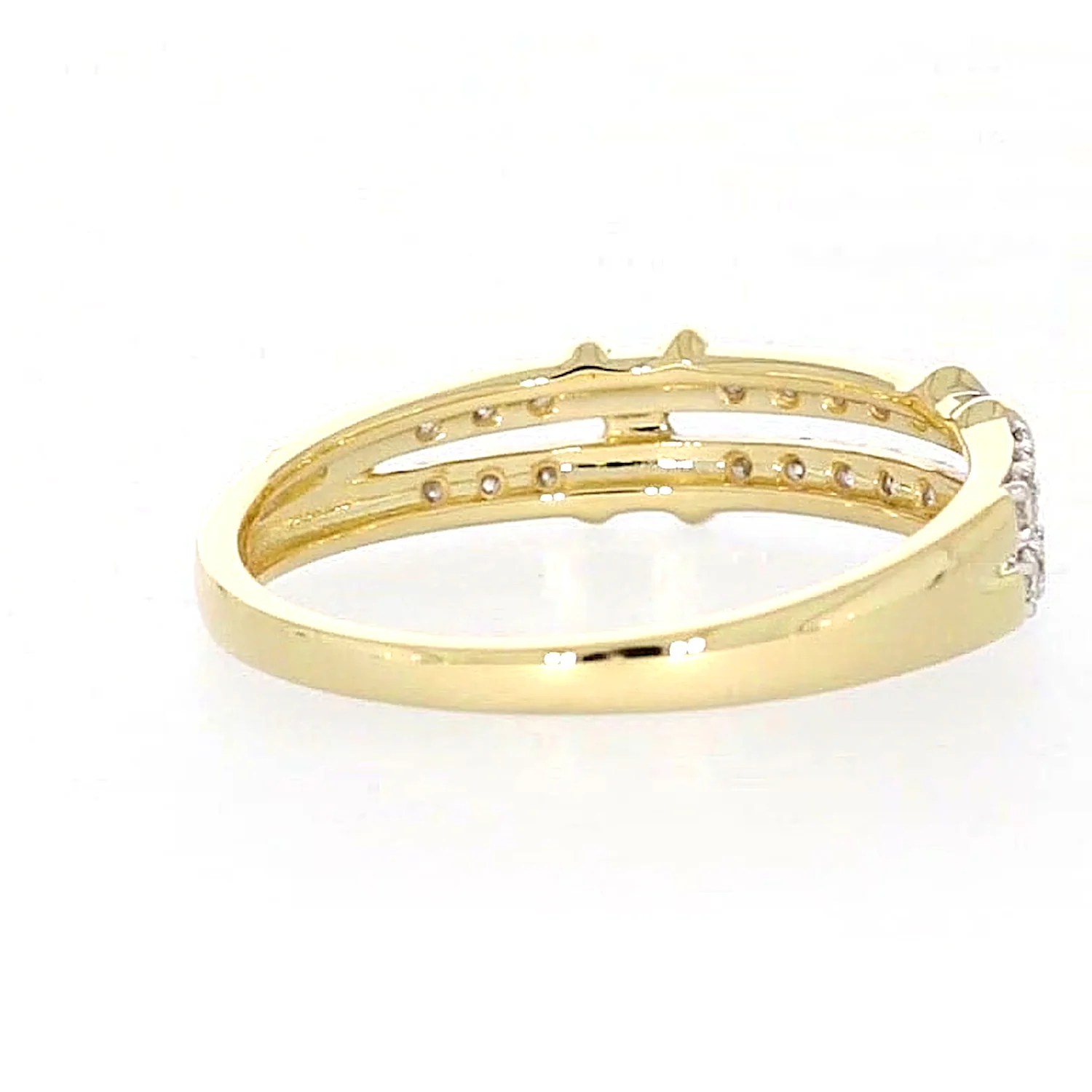 9ct Yellow Gold Round Brilliant Cut with 1/4 CARAT tw of Diamonds Ring - Image 45