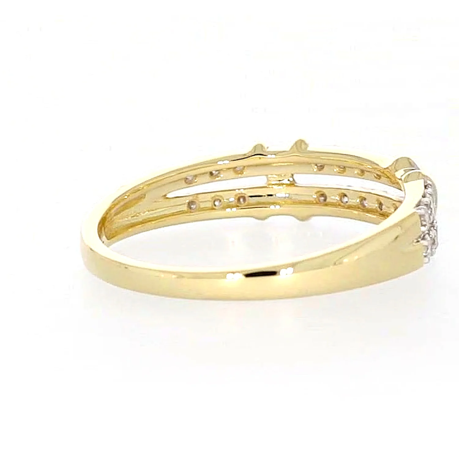 9ct Yellow Gold Round Brilliant Cut with 1/4 CARAT tw of Diamonds Ring - Image 46
