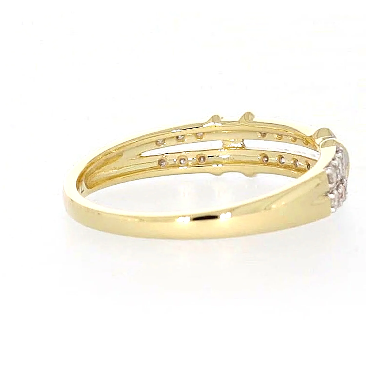 9ct Yellow Gold Round Brilliant Cut with 1/4 CARAT tw of Diamonds Ring - Image 47