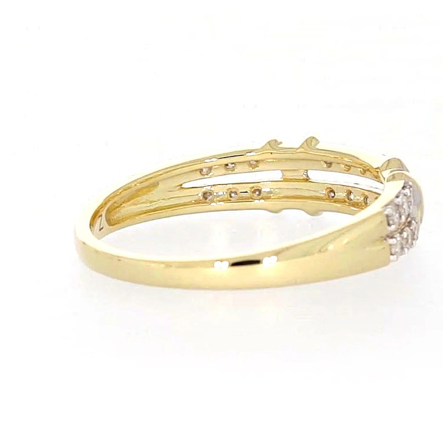 9ct Yellow Gold Round Brilliant Cut with 1/4 CARAT tw of Diamonds Ring - Image 48