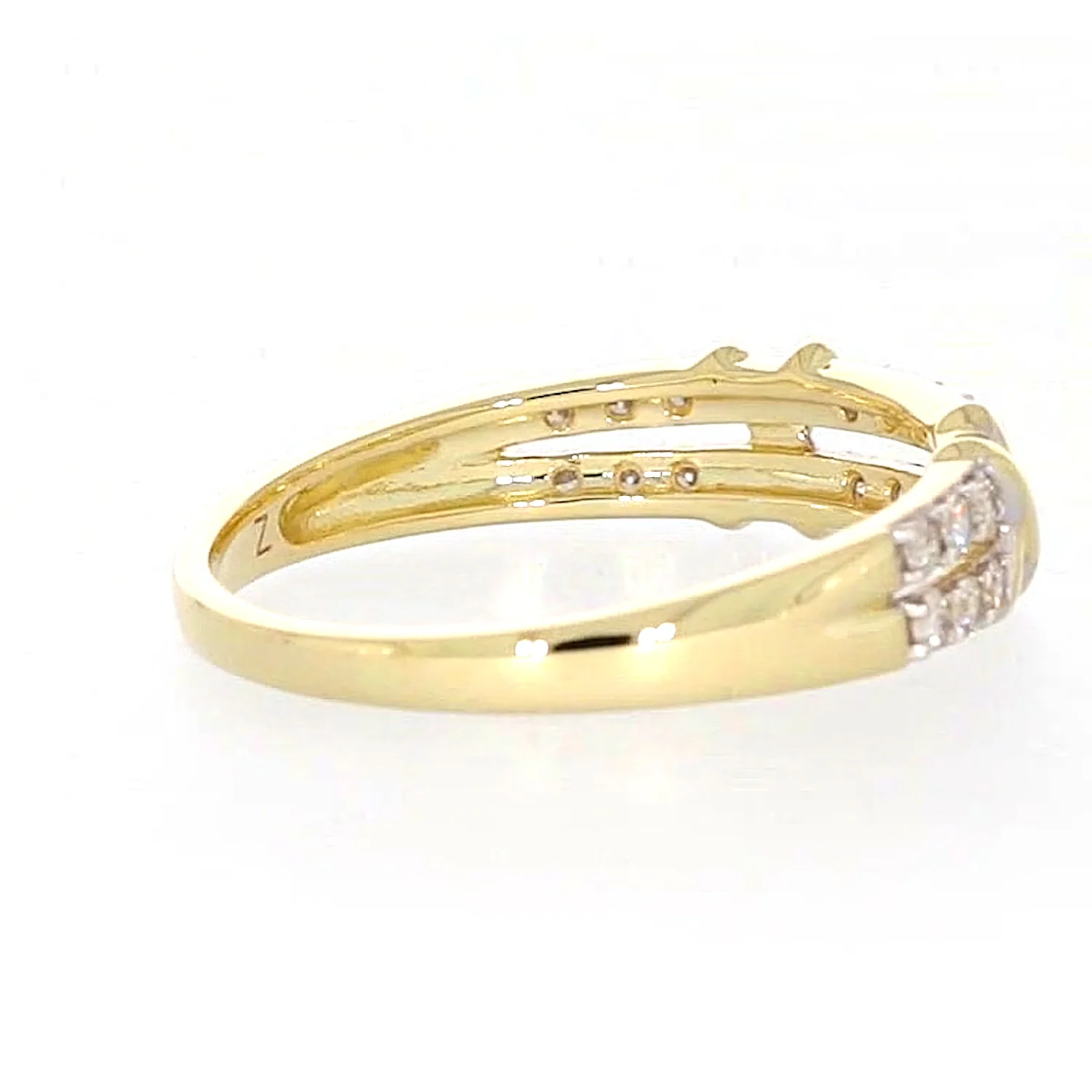 9ct Yellow Gold Round Brilliant Cut with 1/4 CARAT tw of Diamonds Ring - Image 50