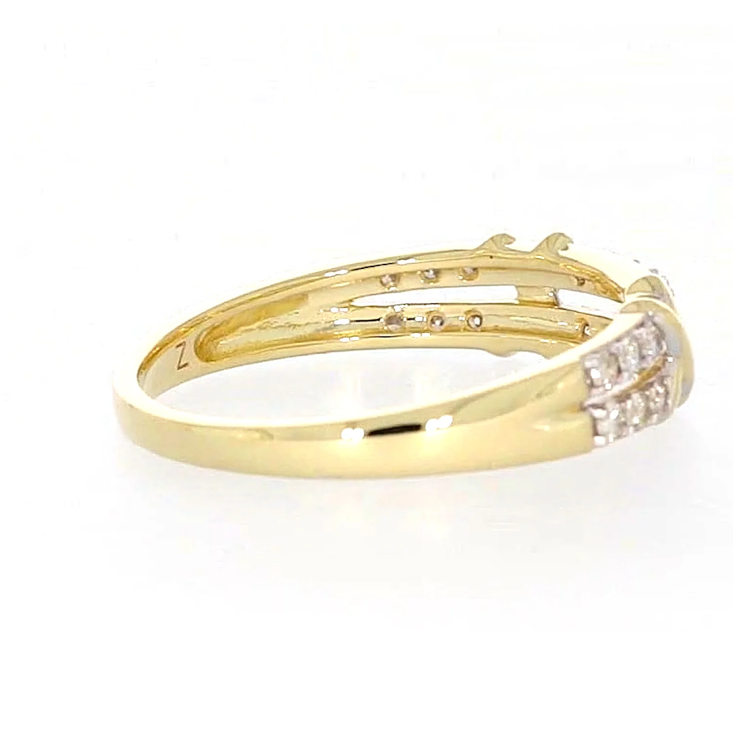 9ct Yellow Gold Round Brilliant Cut with 1/4 CARAT tw of Diamonds Ring - Image 51