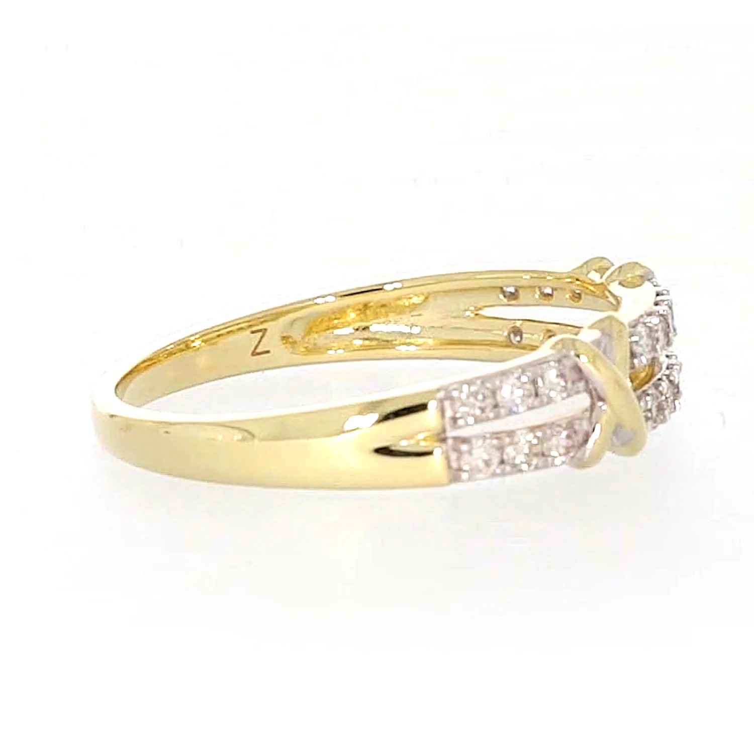 9ct Yellow Gold Round Brilliant Cut with 1/4 CARAT tw of Diamonds Ring - Image 57