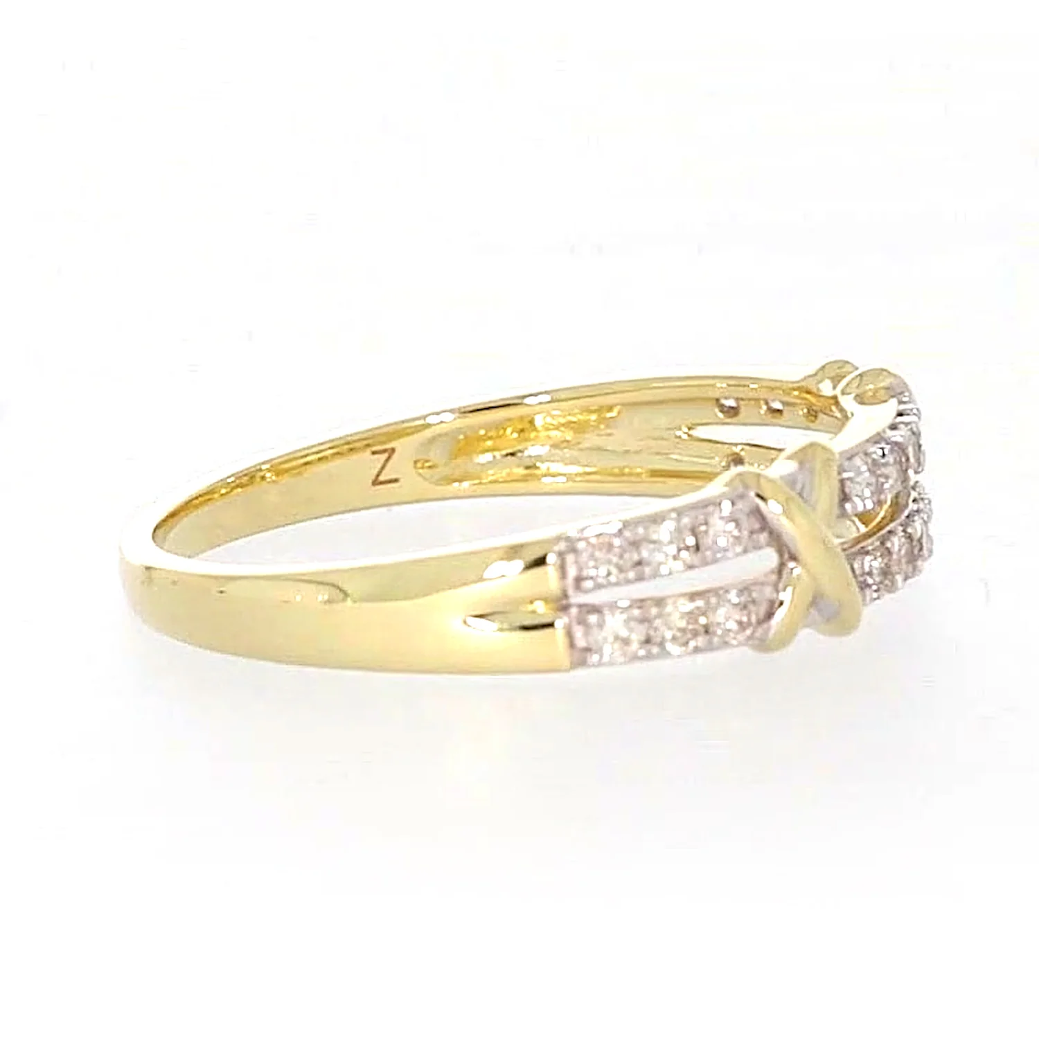 9ct Yellow Gold Round Brilliant Cut with 1/4 CARAT tw of Diamonds Ring - Image 58
