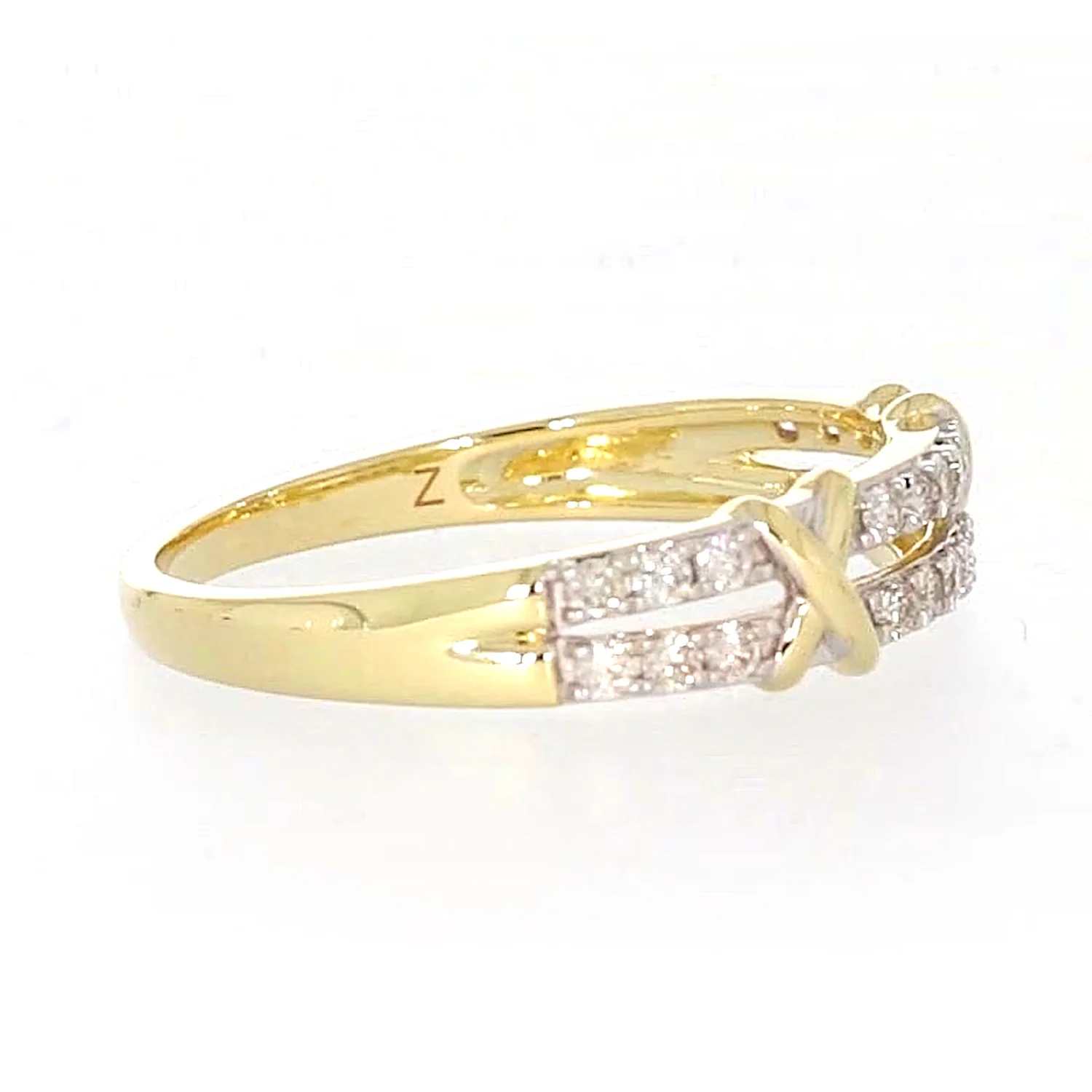 9ct Yellow Gold Round Brilliant Cut with 1/4 CARAT tw of Diamonds Ring - Image 59