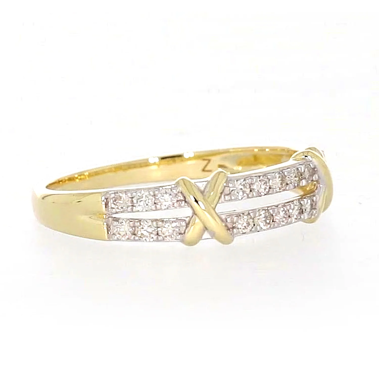 9ct Yellow Gold Round Brilliant Cut with 1/4 CARAT tw of Diamonds Ring - Image 65