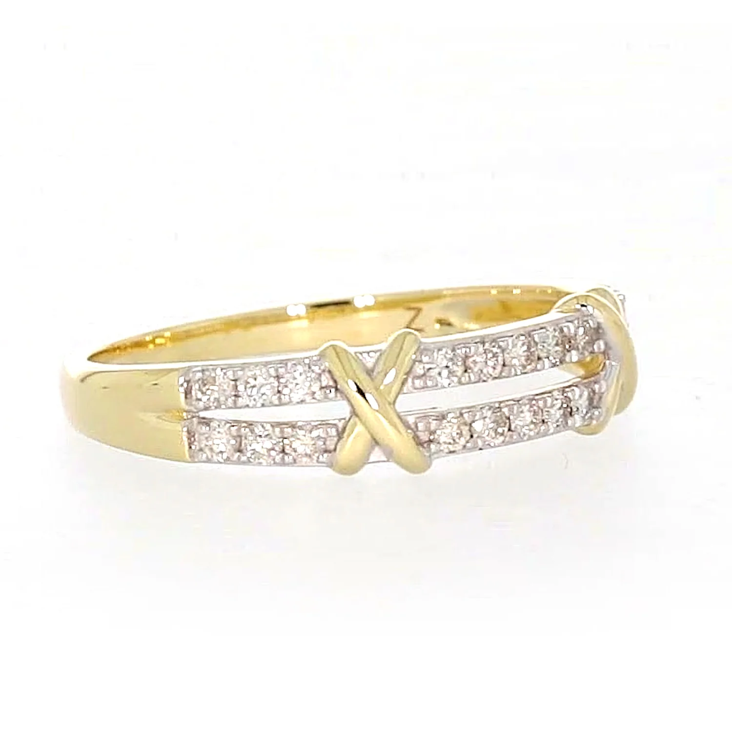 9ct Yellow Gold Round Brilliant Cut with 1/4 CARAT tw of Diamonds Ring - Image 66