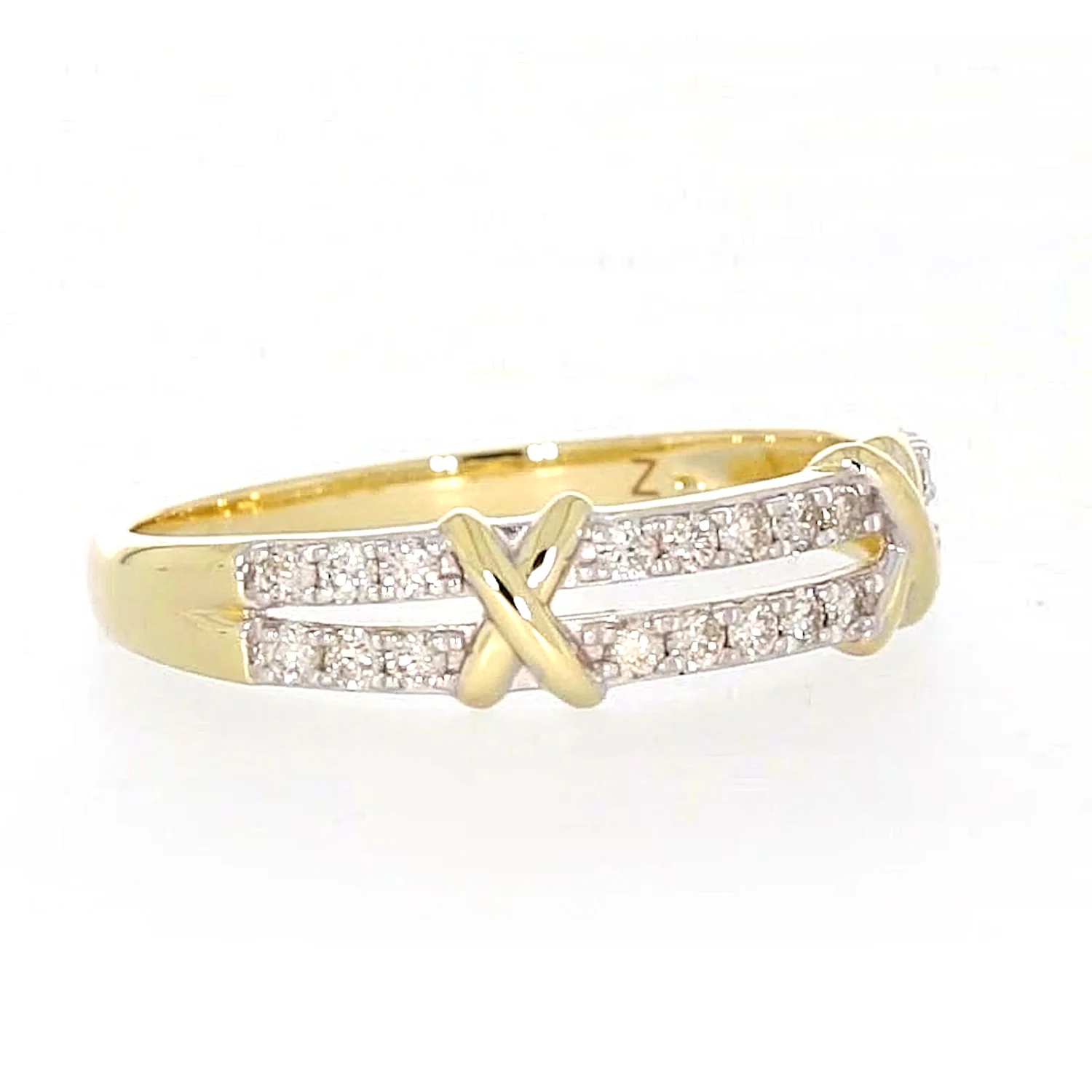 9ct Yellow Gold Round Brilliant Cut with 1/4 CARAT tw of Diamonds Ring - Image 67