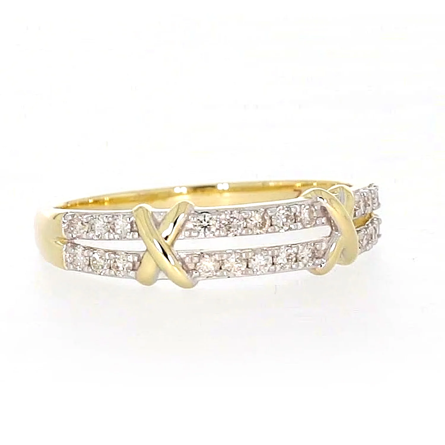 9ct Yellow Gold Round Brilliant Cut with 1/4 CARAT tw of Diamonds Ring - Image 70