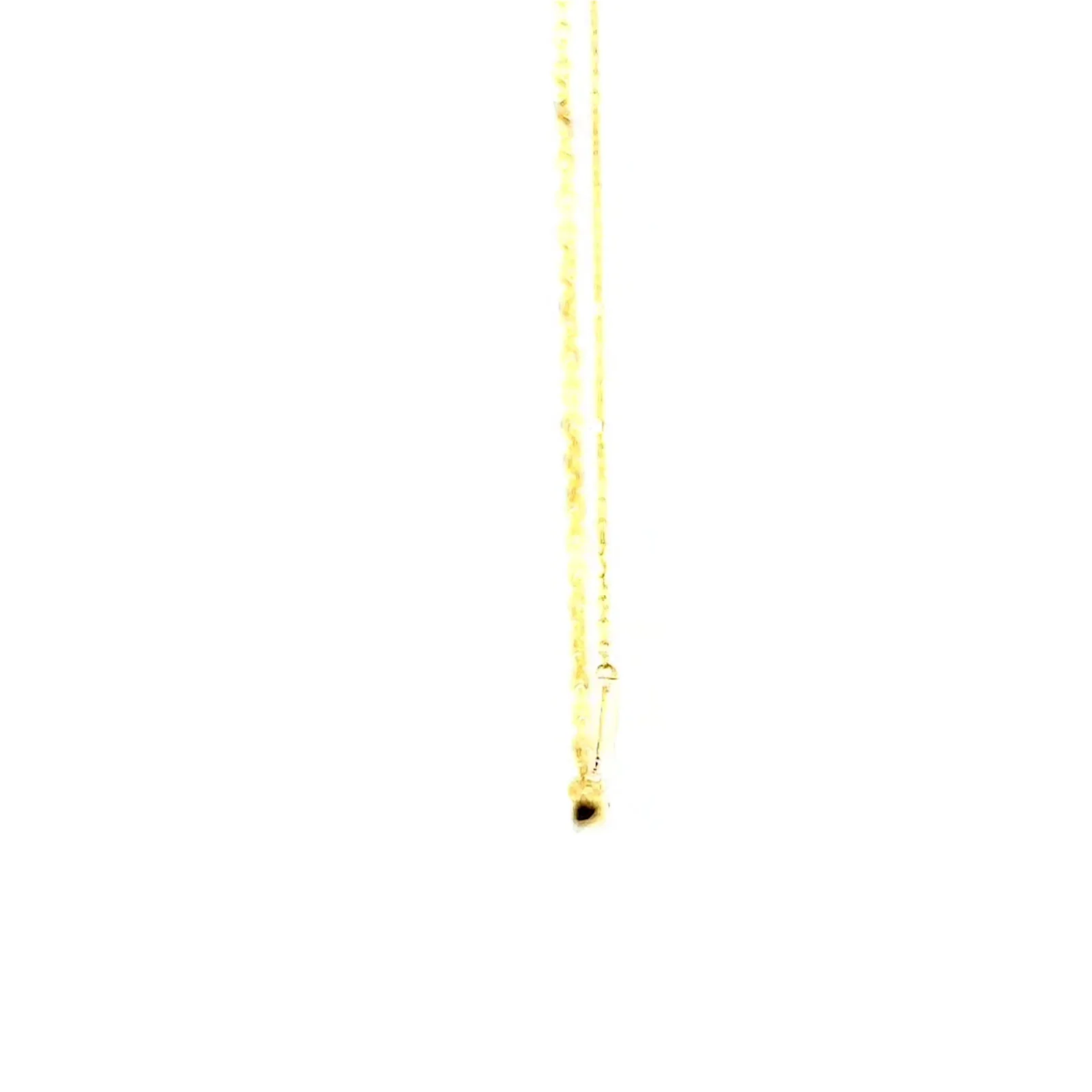 9ct Yellow Gold Round Brilliant Cut with 0.08 CARAT tw of Diamond Necklace - Image 21