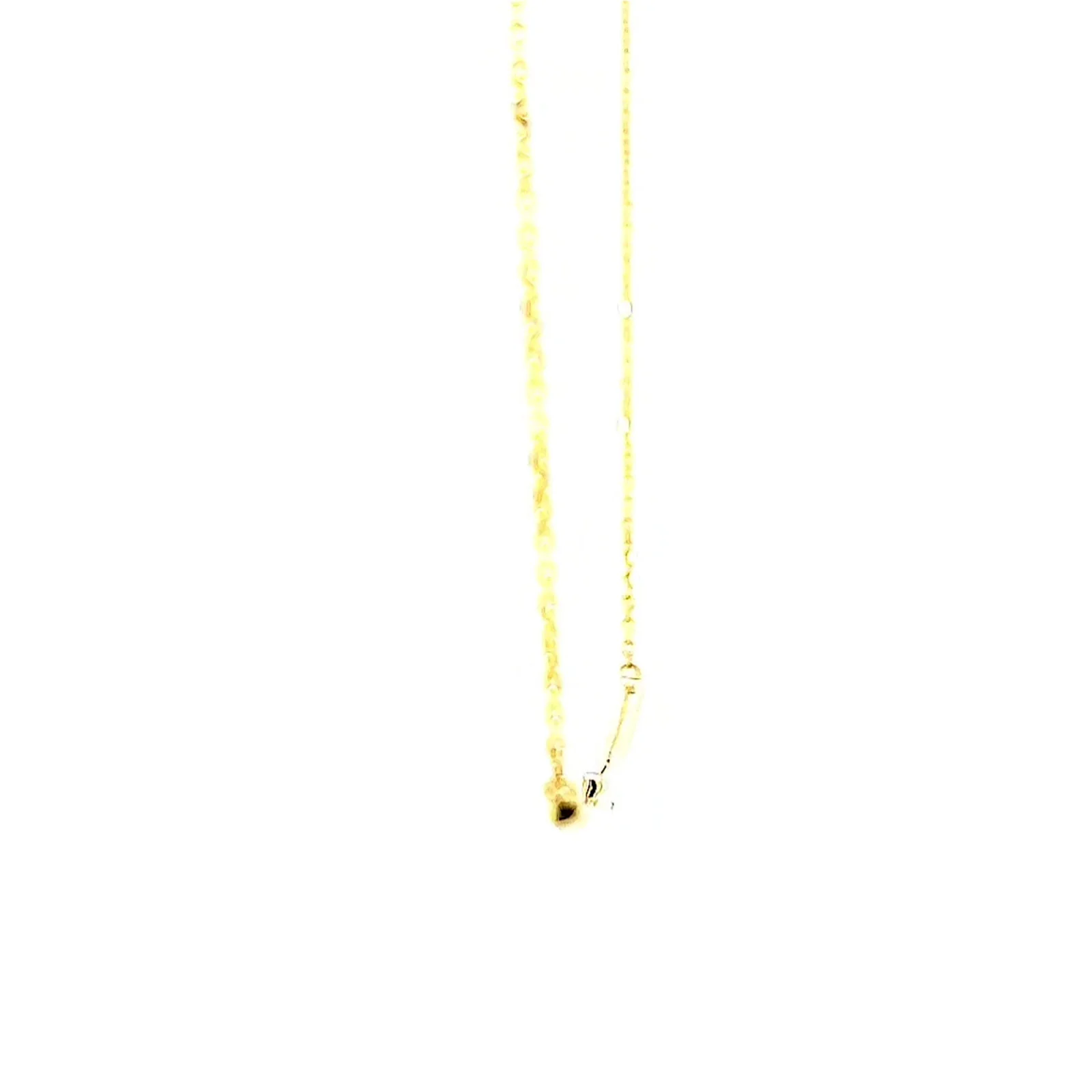 9ct Yellow Gold Round Brilliant Cut with 0.08 CARAT tw of Diamond Necklace - Image 22