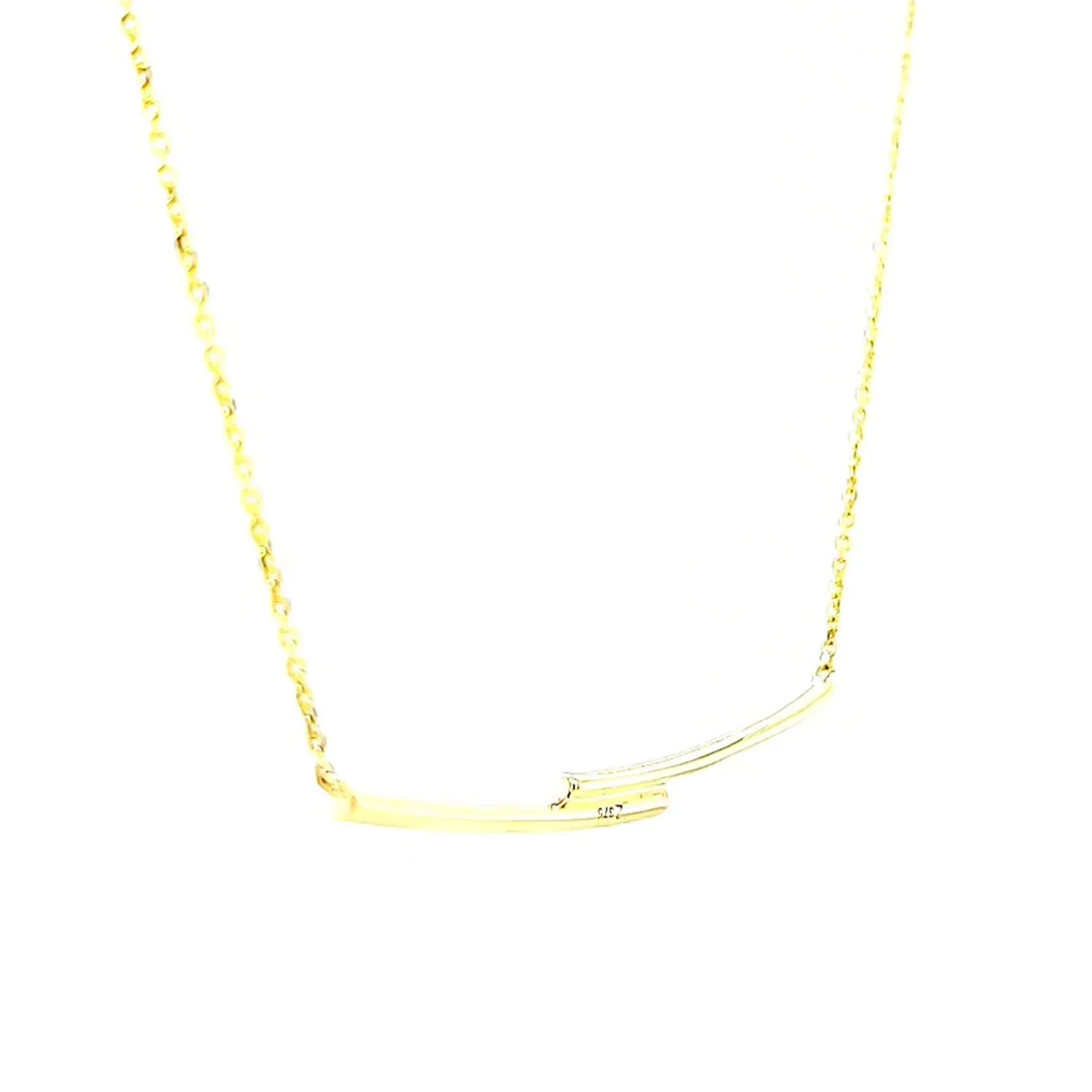 9ct Yellow Gold Round Brilliant Cut with 0.08 CARAT tw of Diamond Necklace - Image 29