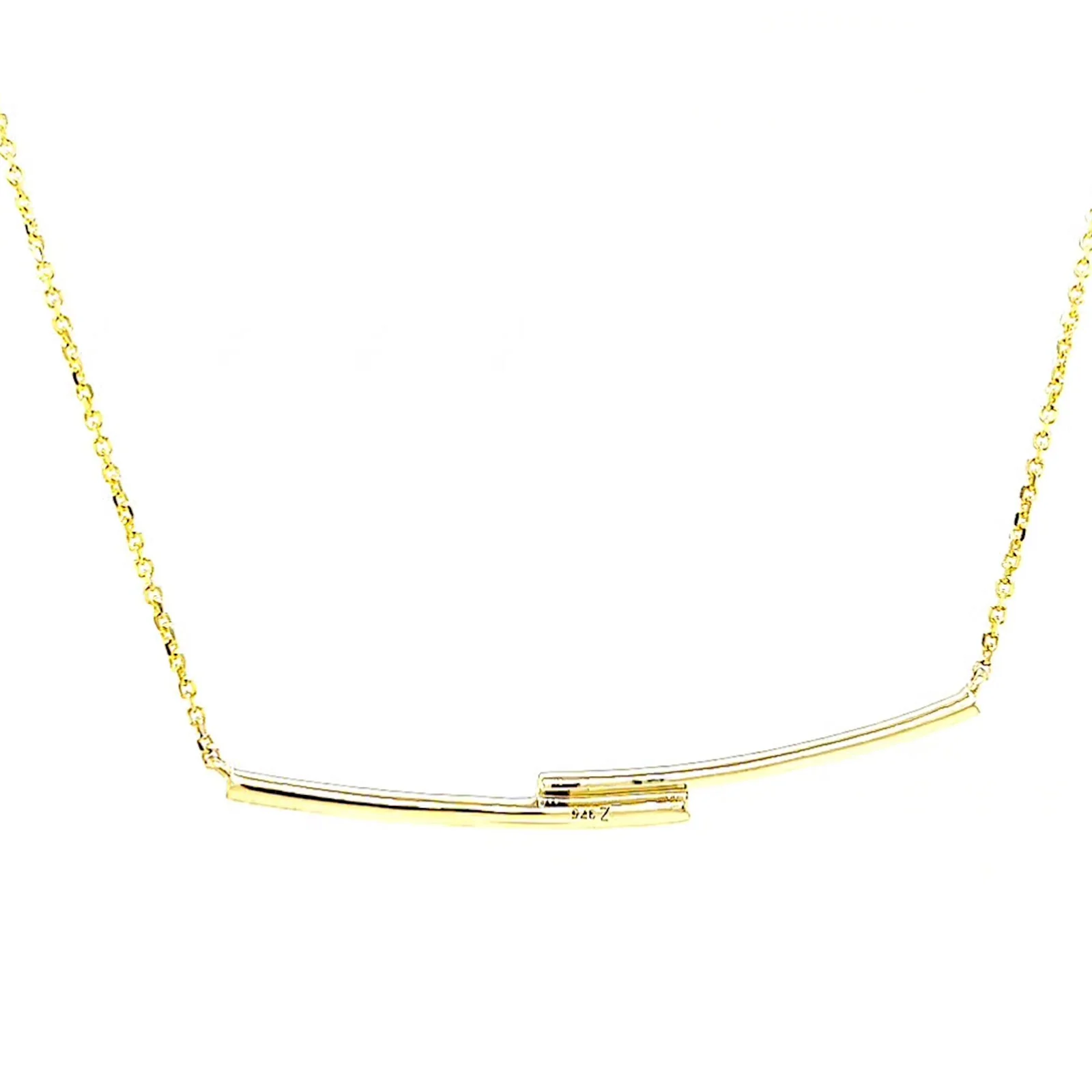 9ct Yellow Gold Round Brilliant Cut with 0.08 CARAT tw of Diamond Necklace - Image 38