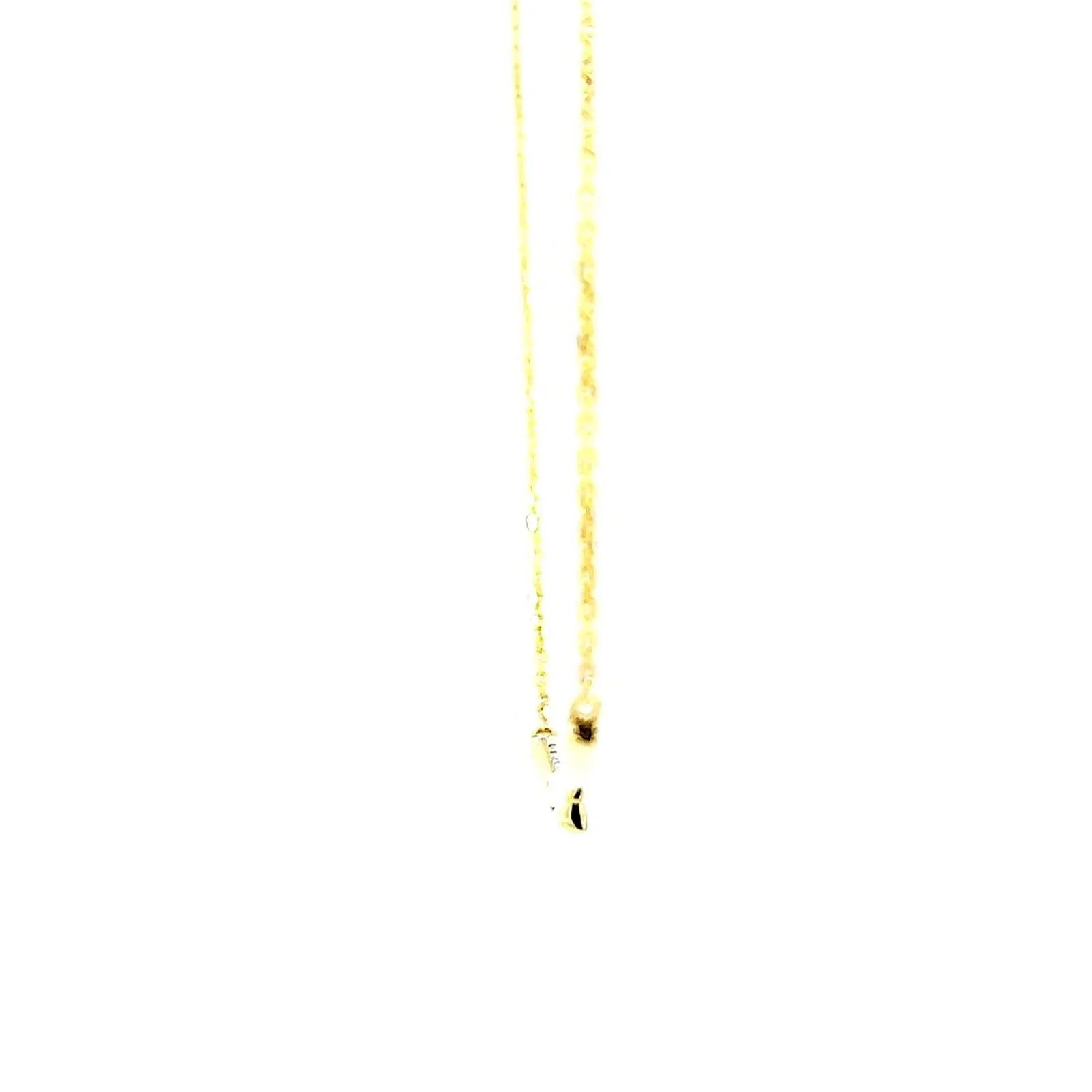 9ct Yellow Gold Round Brilliant Cut with 0.08 CARAT tw of Diamond Necklace - Image 57