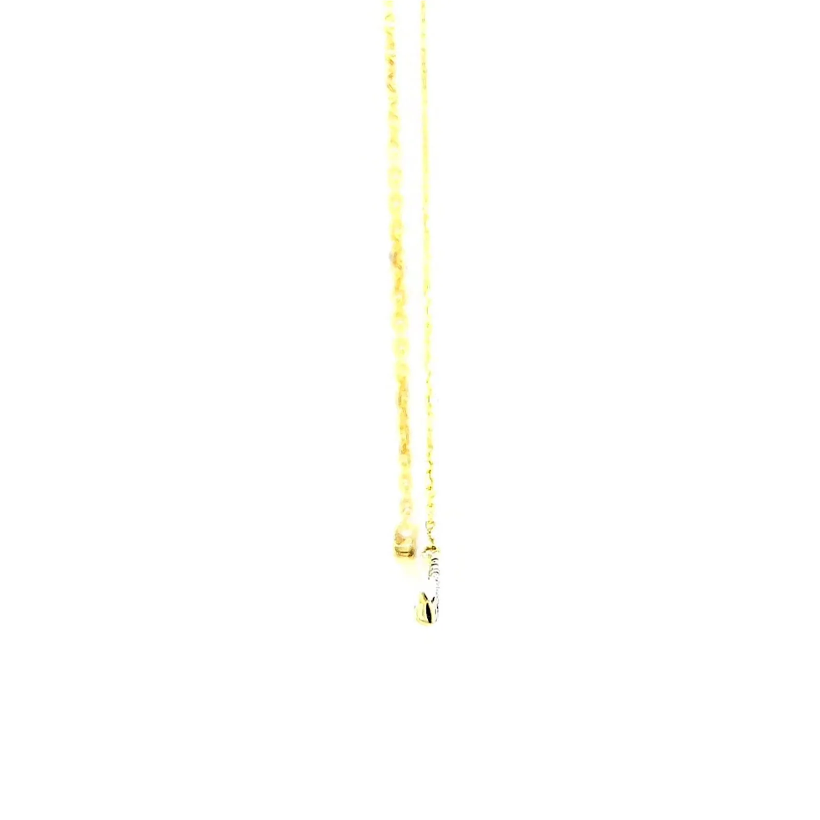 9ct Yellow Gold Round Brilliant Cut with 0.08 CARAT tw of Diamond Necklace - Image 58