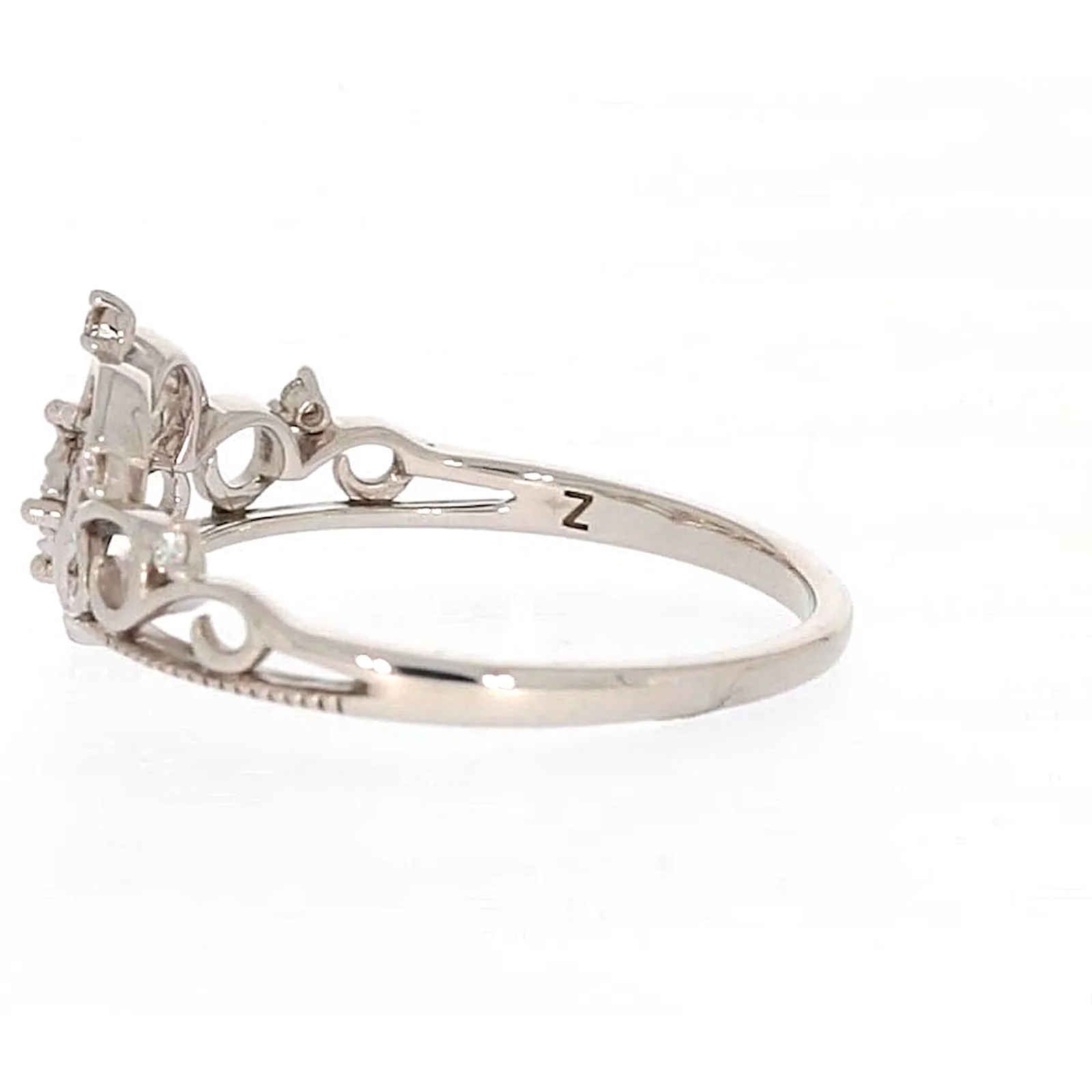 Sterling Silver 0.09 CARAT tw of Diamonds Tiara Ring - Image 22