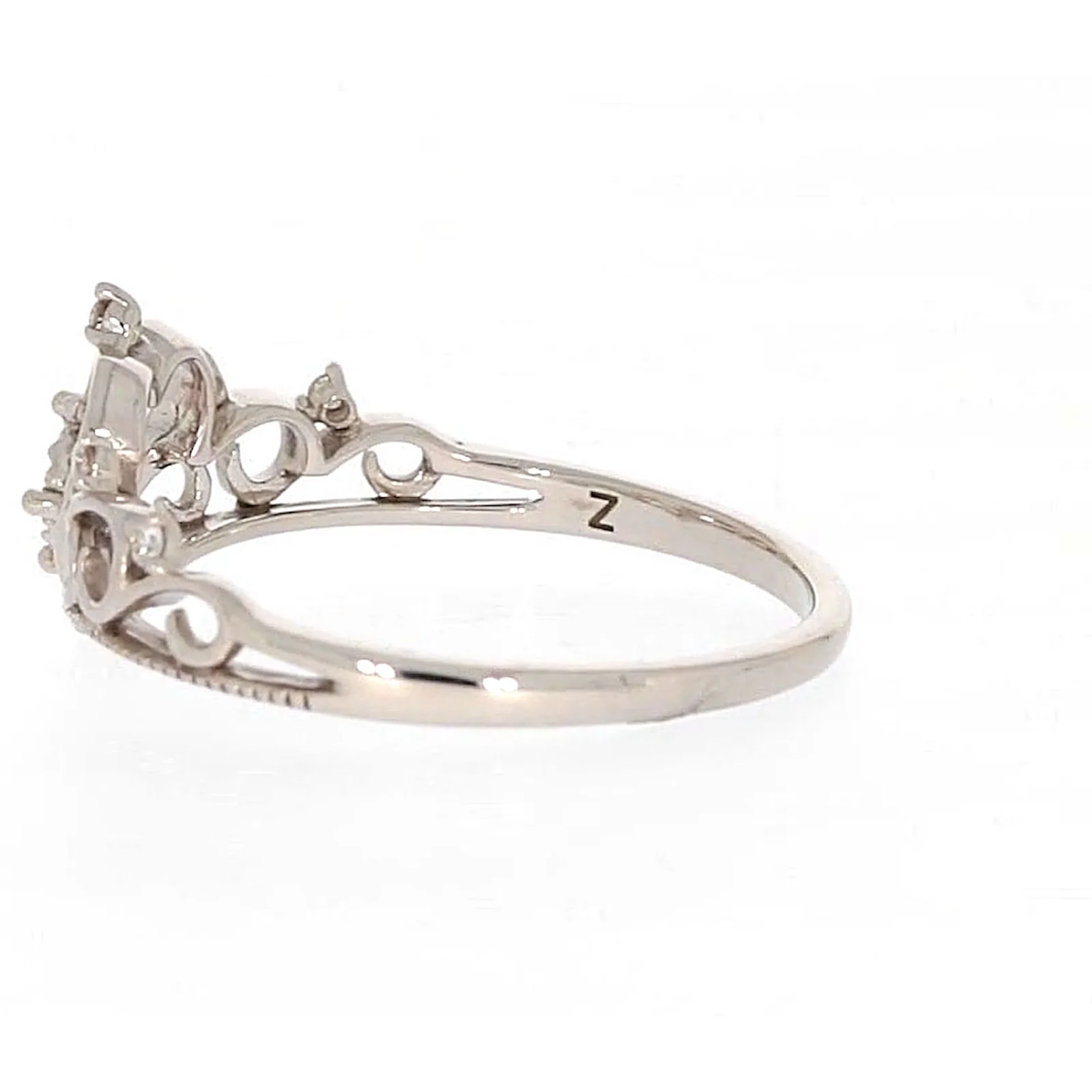 Sterling Silver 0.09 CARAT tw of Diamonds Tiara Ring - Image 23