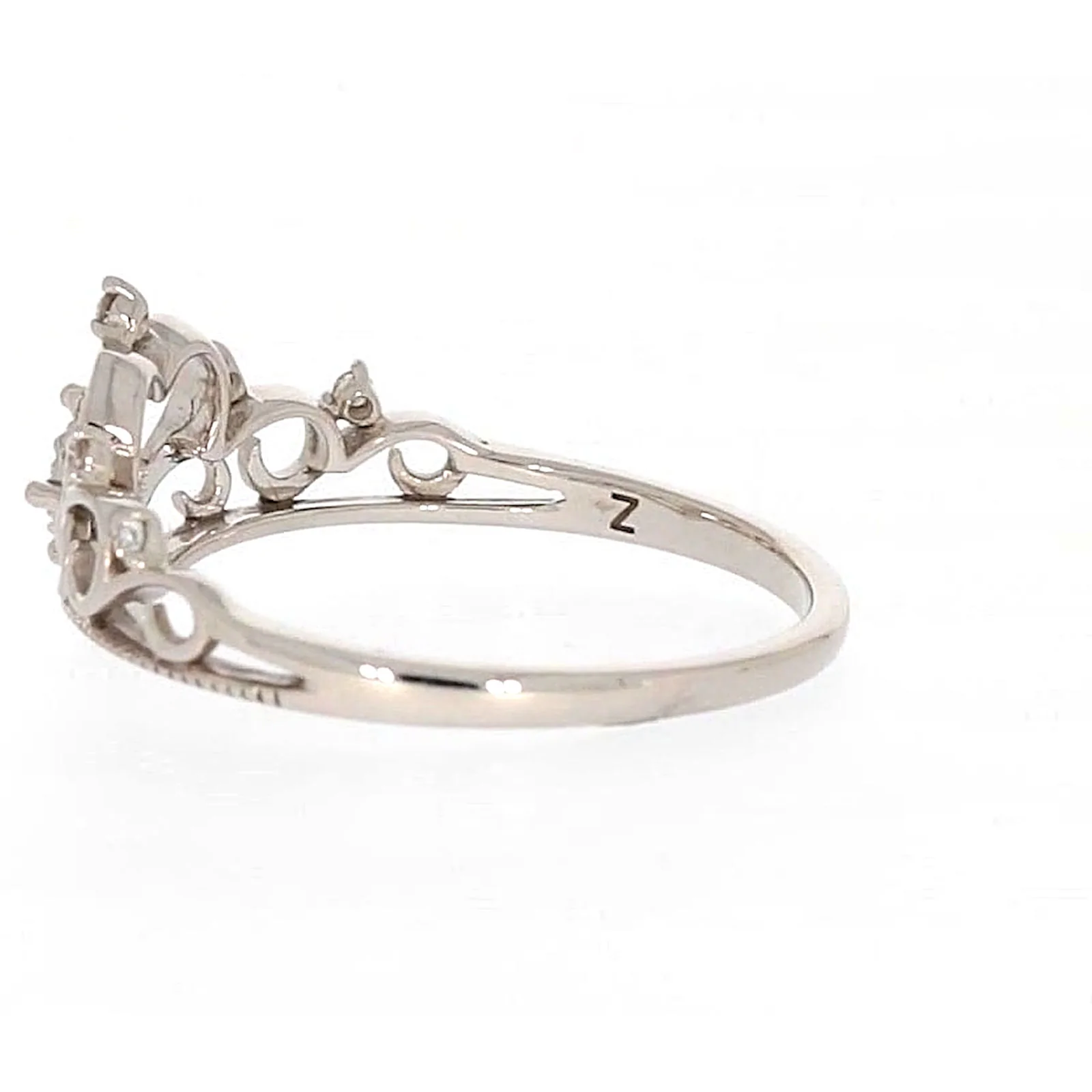 Sterling Silver 0.09 CARAT tw of Diamonds Tiara Ring - Image 24