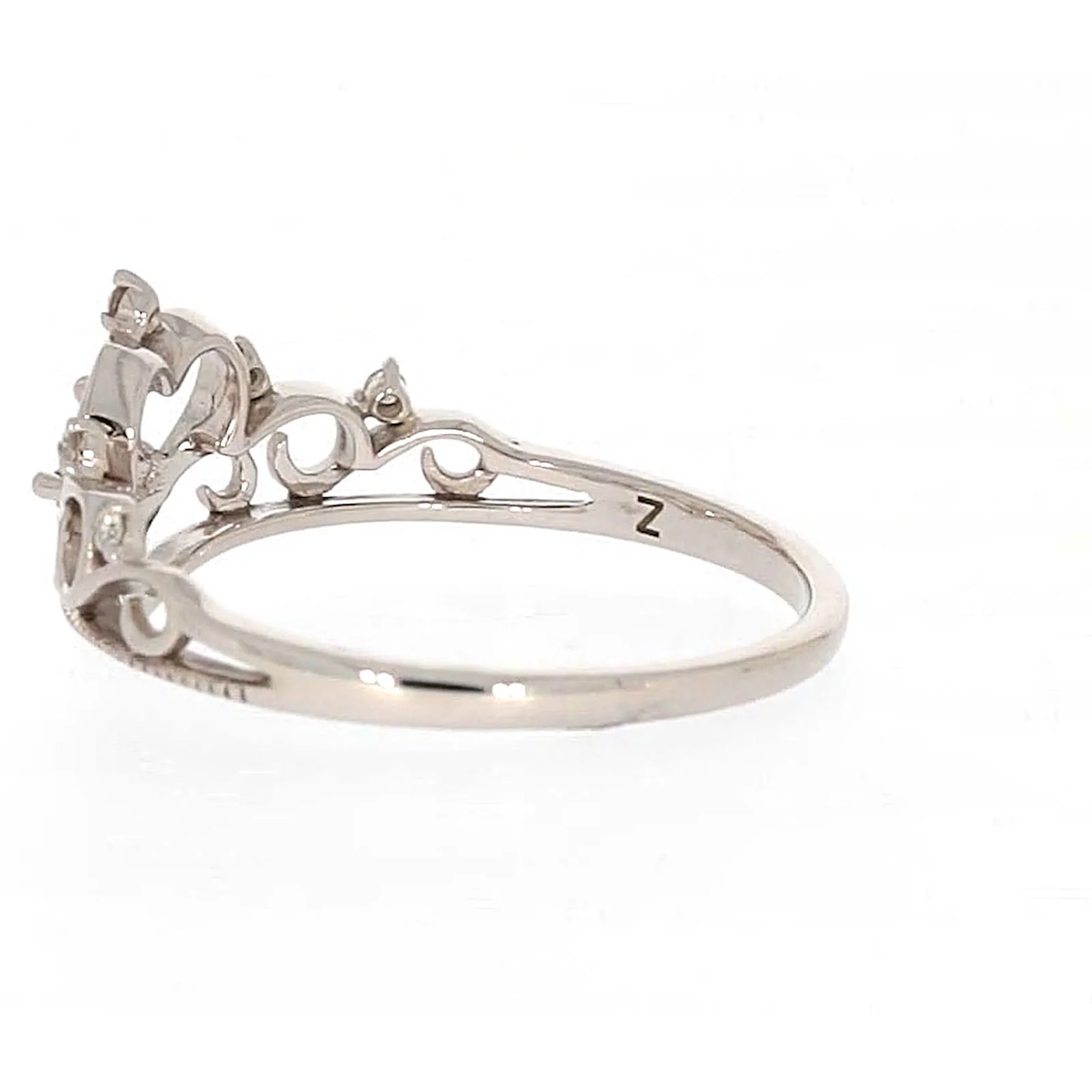 Sterling Silver 0.09 CARAT tw of Diamonds Tiara Ring - Image 25