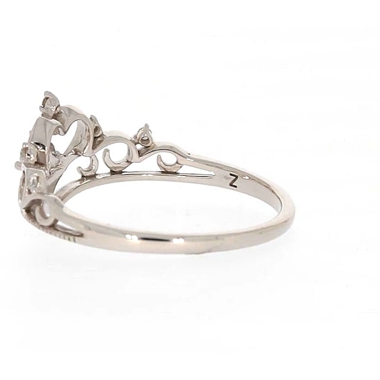 Sterling Silver 0.09 CARAT tw of Diamonds Tiara Ring - Image 26