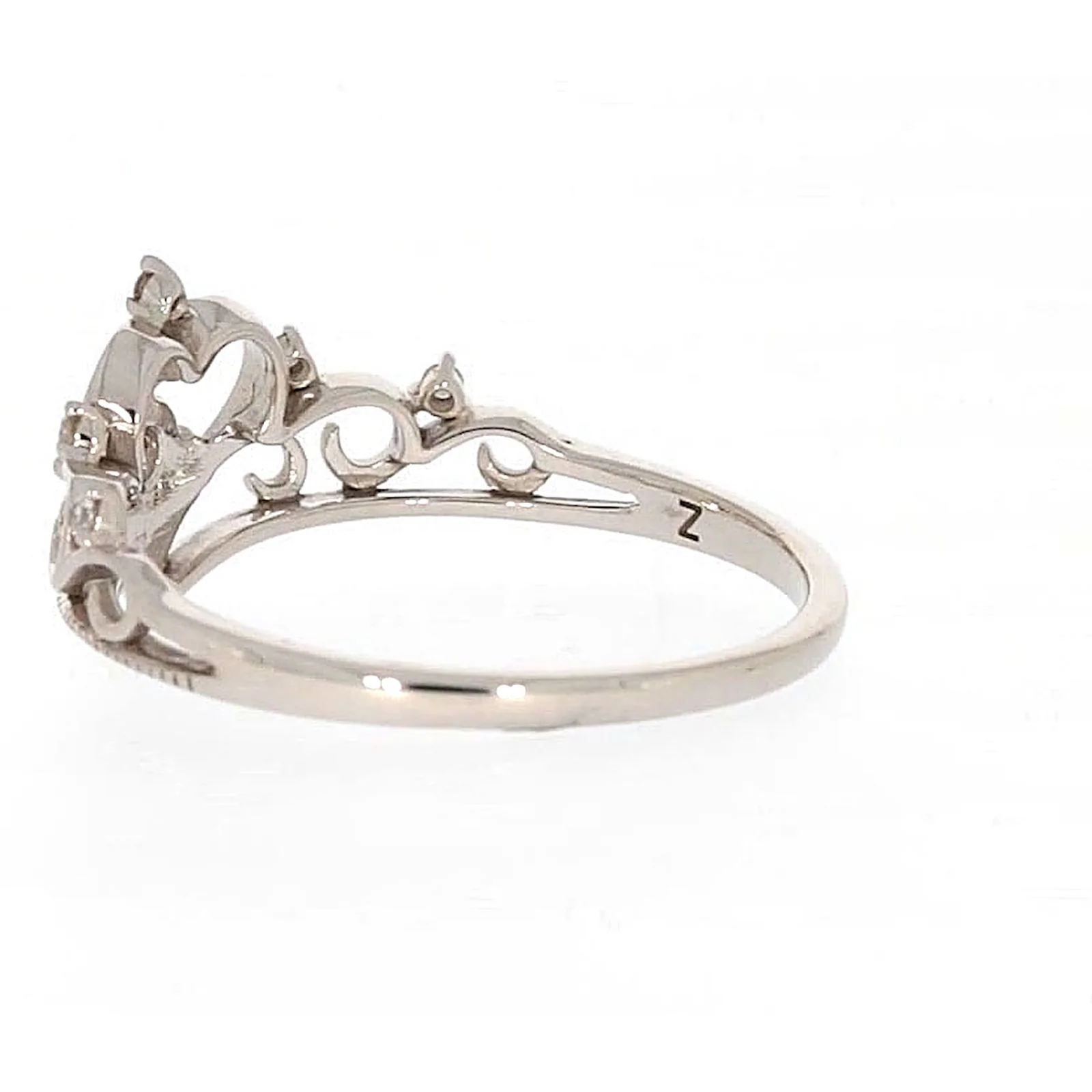 Sterling Silver 0.09 CARAT tw of Diamonds Tiara Ring - Image 27