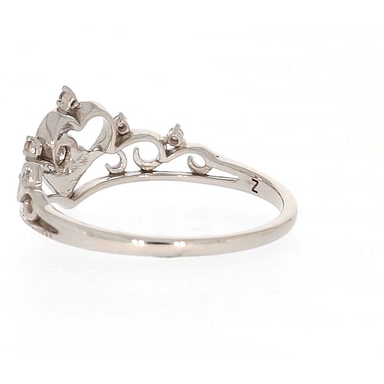 Sterling Silver 0.09 CARAT tw of Diamonds Tiara Ring - Image 29