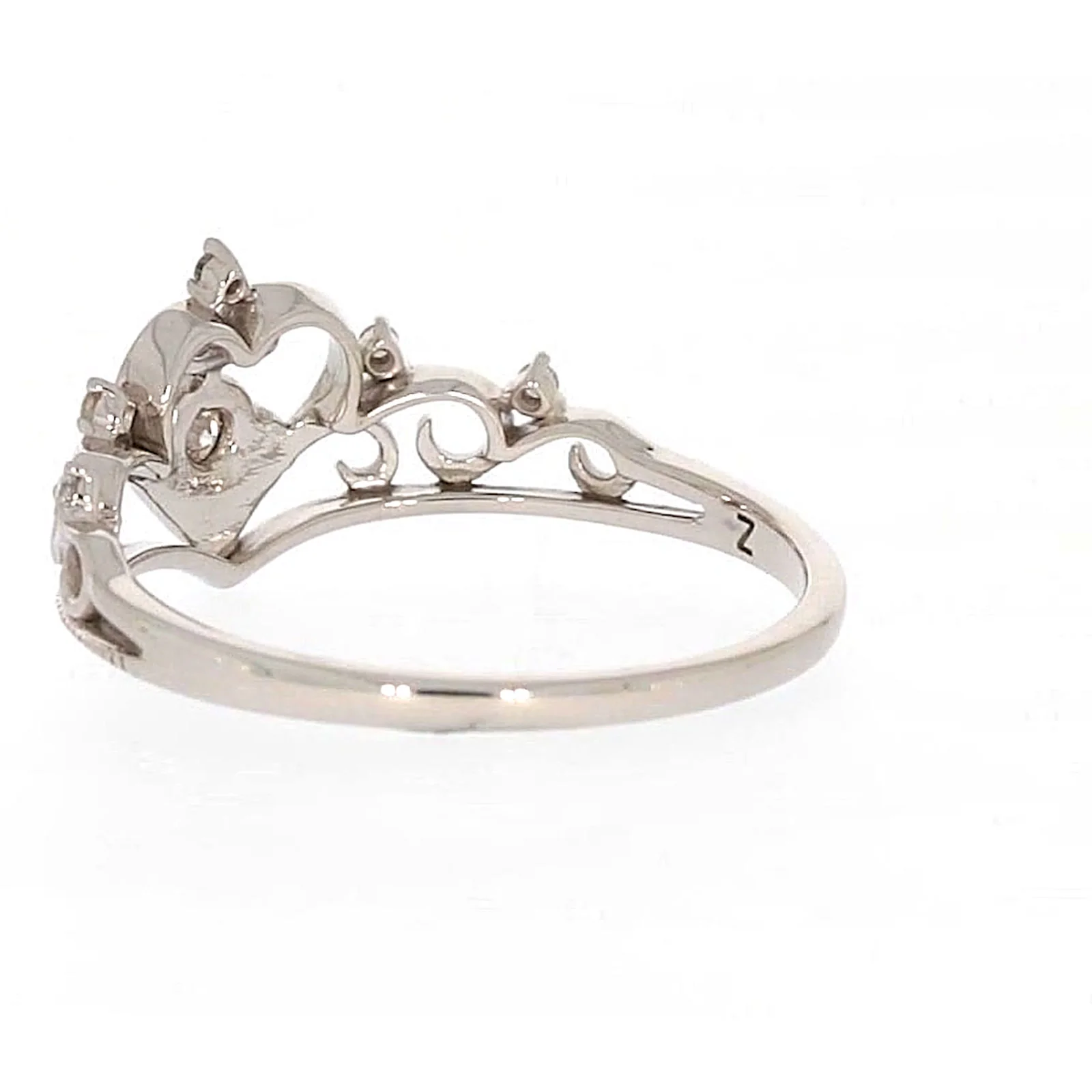 Sterling Silver 0.09 CARAT tw of Diamonds Tiara Ring - Image 30