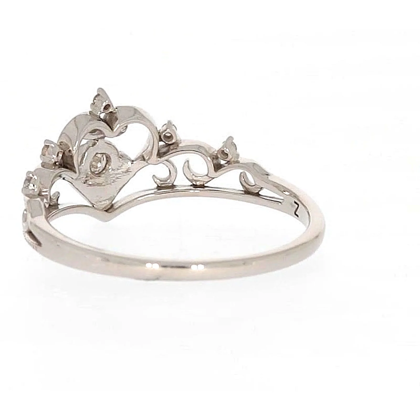 Sterling Silver 0.09 CARAT tw of Diamonds Tiara Ring - Image 32