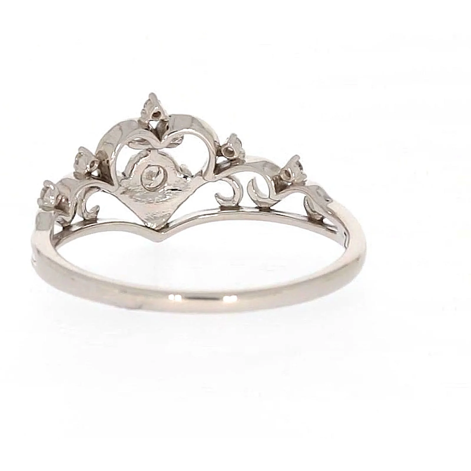 Sterling Silver 0.09 CARAT tw of Diamonds Tiara Ring - Image 35