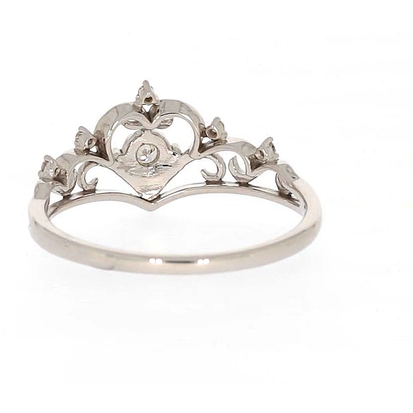 Sterling Silver 0.09 CARAT tw of Diamonds Tiara Ring - Image 36