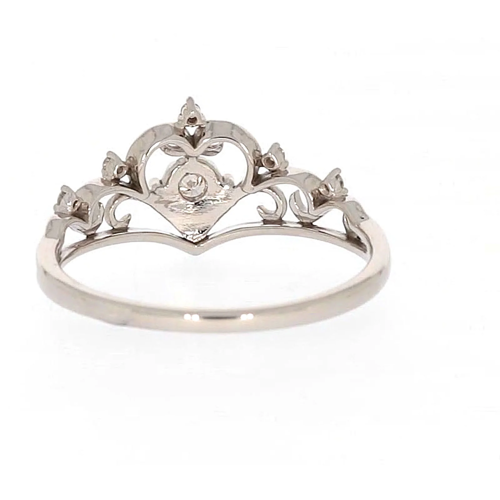 Sterling Silver 0.09 CARAT tw of Diamonds Tiara Ring - Image 37
